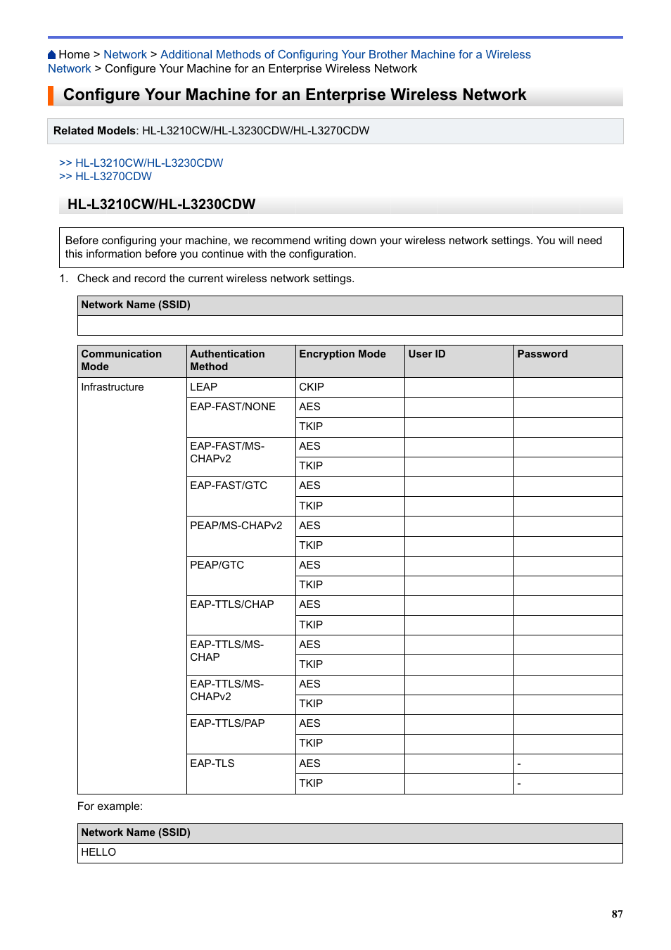 Brother HL-L3230CDW Wireless Compact Printer User Manual | Page 92 / 357