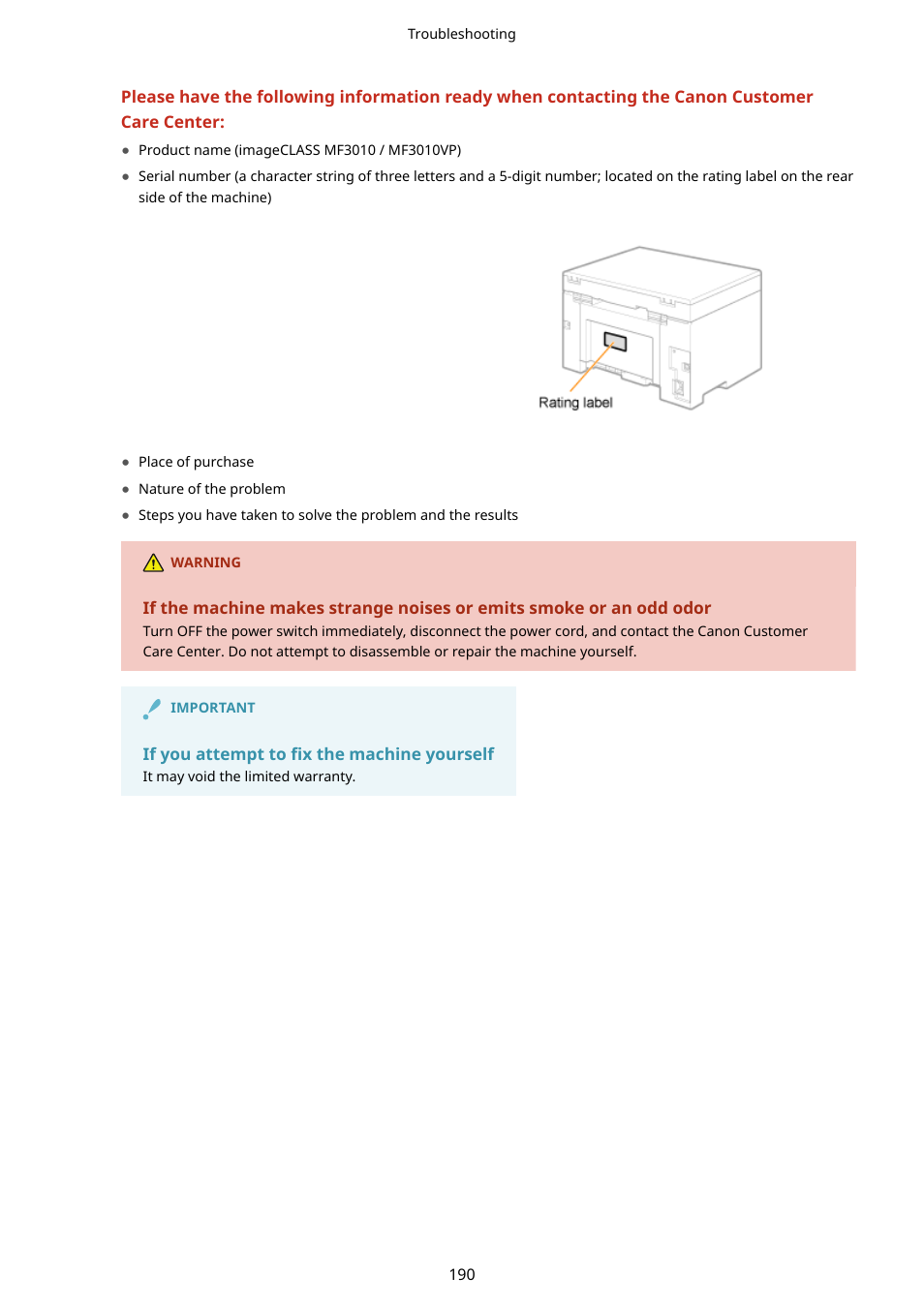 Canon imageCLASS MF3010 VP Multifunction Monochrome Laser Printer User Manual | Page 195 / 247