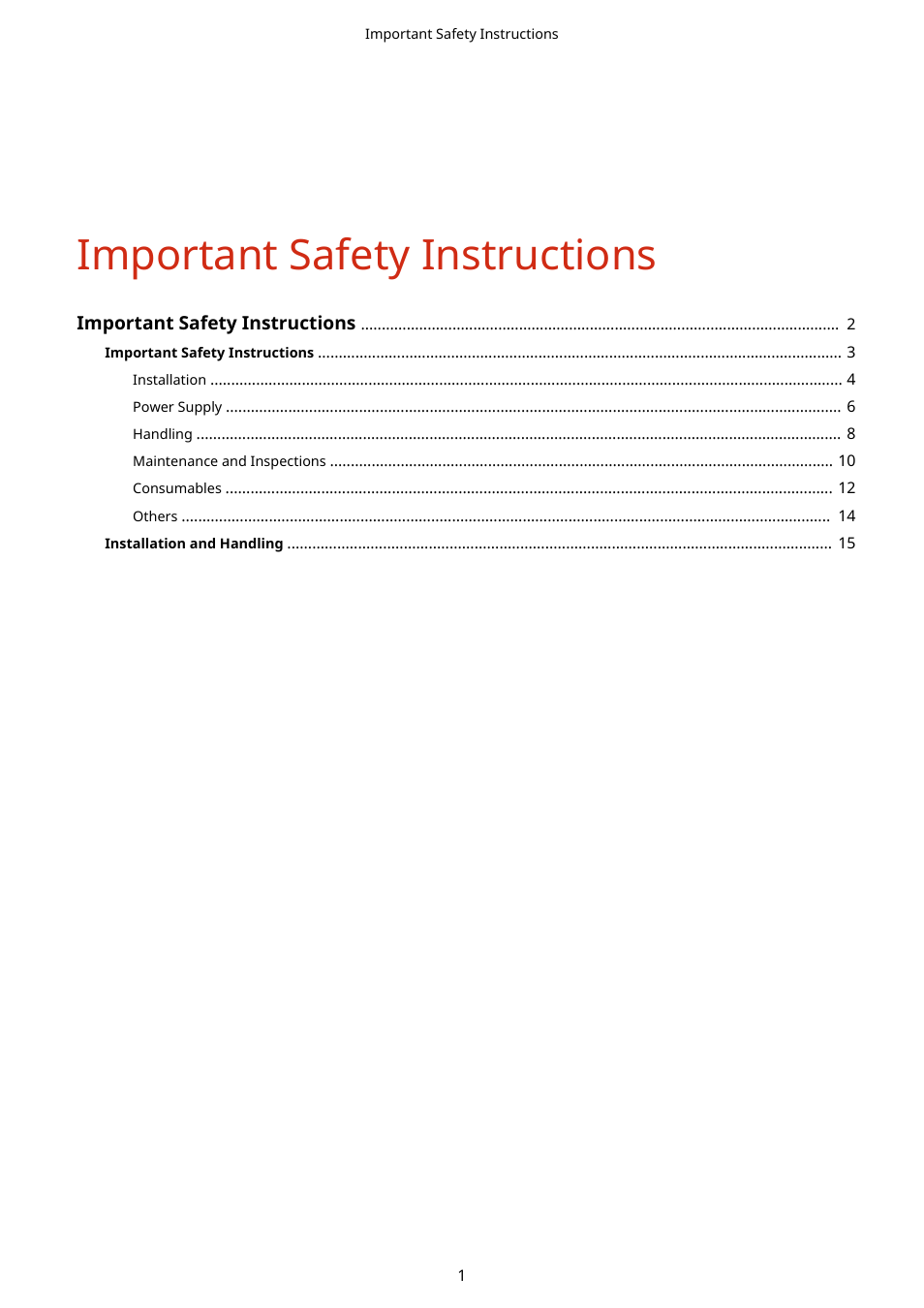 Important safety instructions | Canon imageCLASS MF3010 VP Multifunction Monochrome Laser Printer User Manual | Page 6 / 247