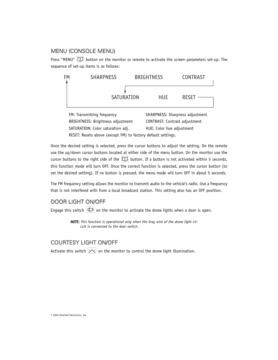 Directed Electronics OHV1021A User Manual | Page 15 / 27