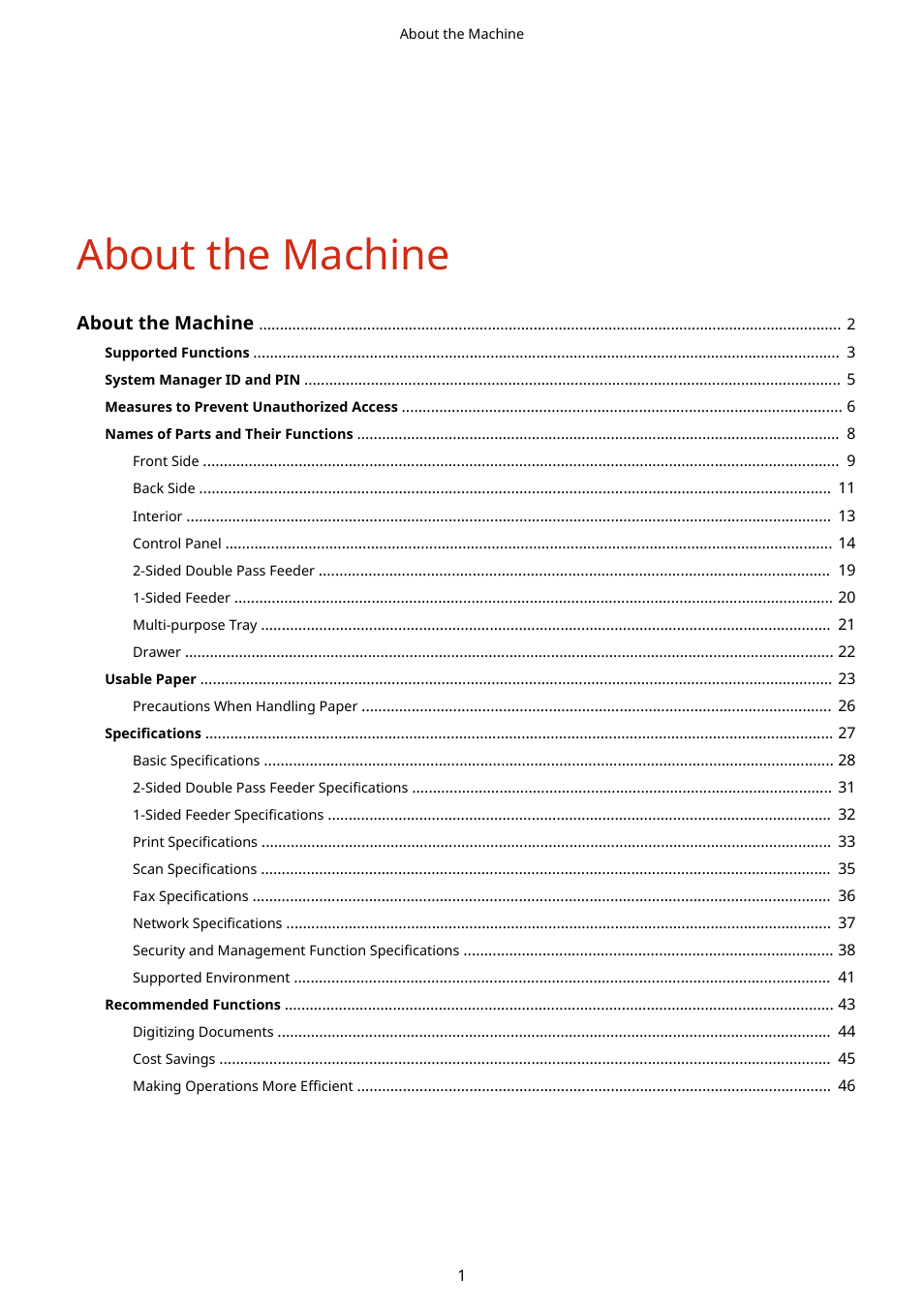 About the machine | Canon imageCLASS MF264dw II Multifunction Monochrome Laser Printer User Manual | Page 10 / 700