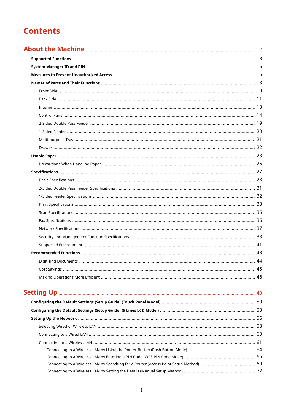 Canon imageCLASS MF264dw II Multifunction Monochrome Laser Printer User Manual | Page 2 / 700