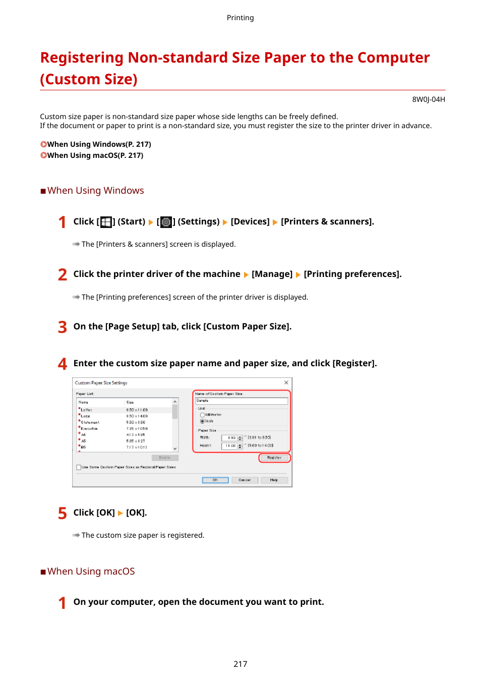 Canon imageCLASS MF264dw II Multifunction Monochrome Laser Printer User Manual | Page 226 / 700