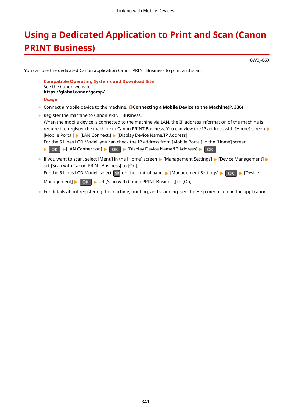 Canon imageCLASS MF264dw II Multifunction Monochrome Laser Printer User Manual | Page 350 / 700