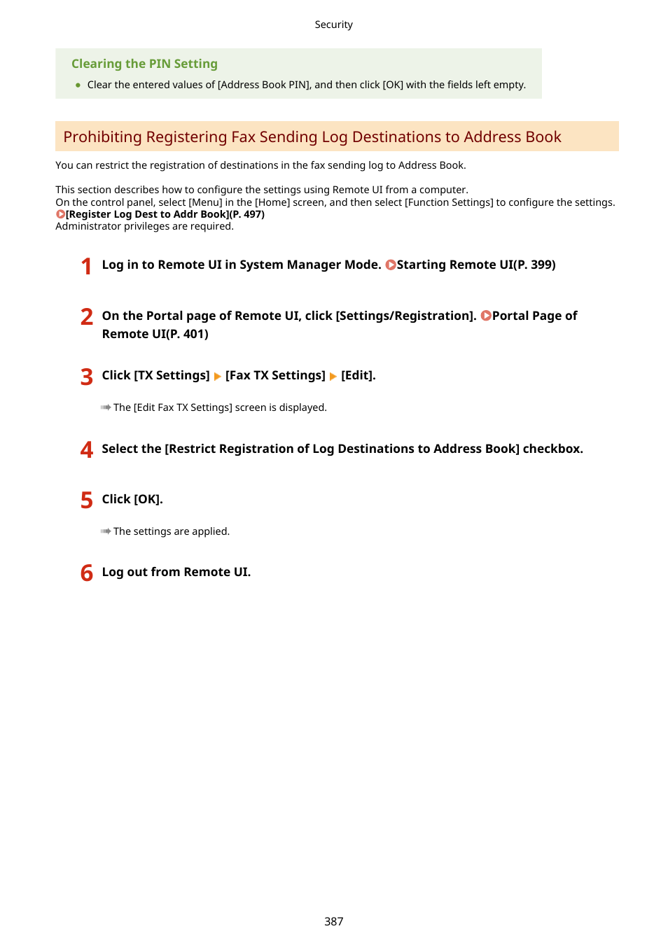 Canon imageCLASS MF264dw II Multifunction Monochrome Laser Printer User Manual | Page 396 / 700