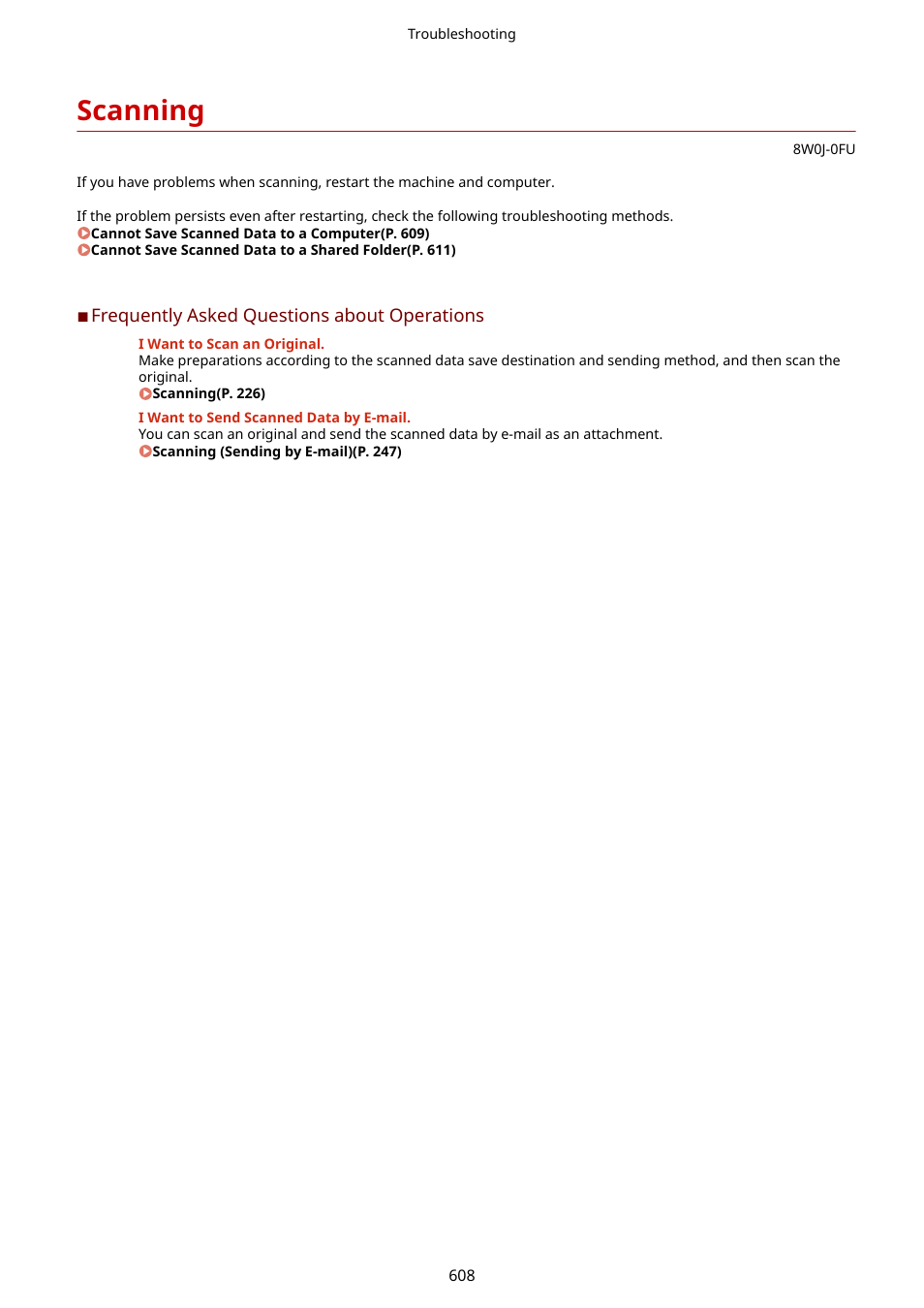 Scanning | Canon imageCLASS MF264dw II Multifunction Monochrome Laser Printer User Manual | Page 617 / 700