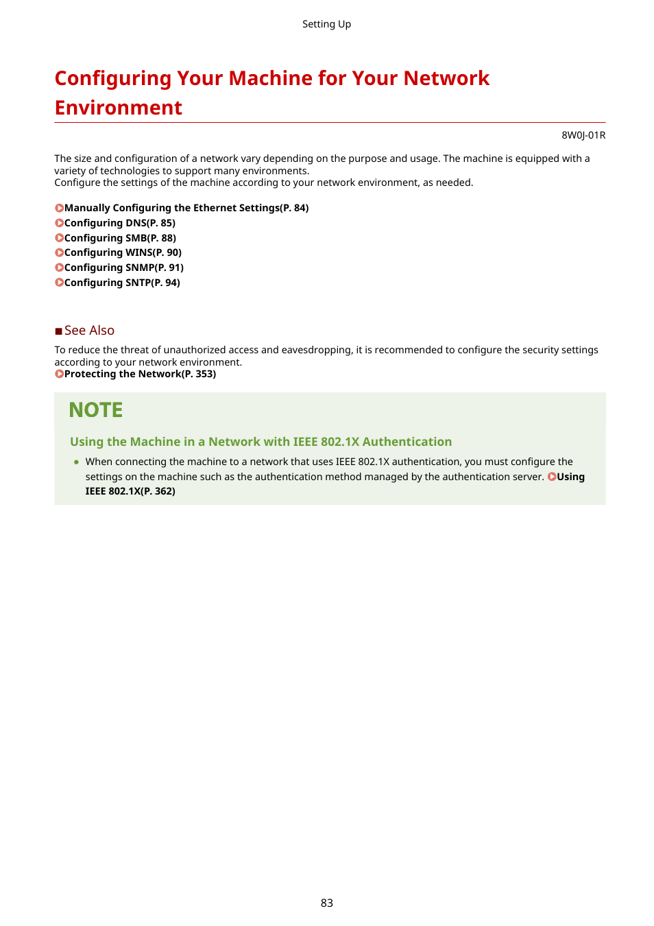 Canon imageCLASS MF264dw II Multifunction Monochrome Laser Printer User Manual | Page 92 / 700