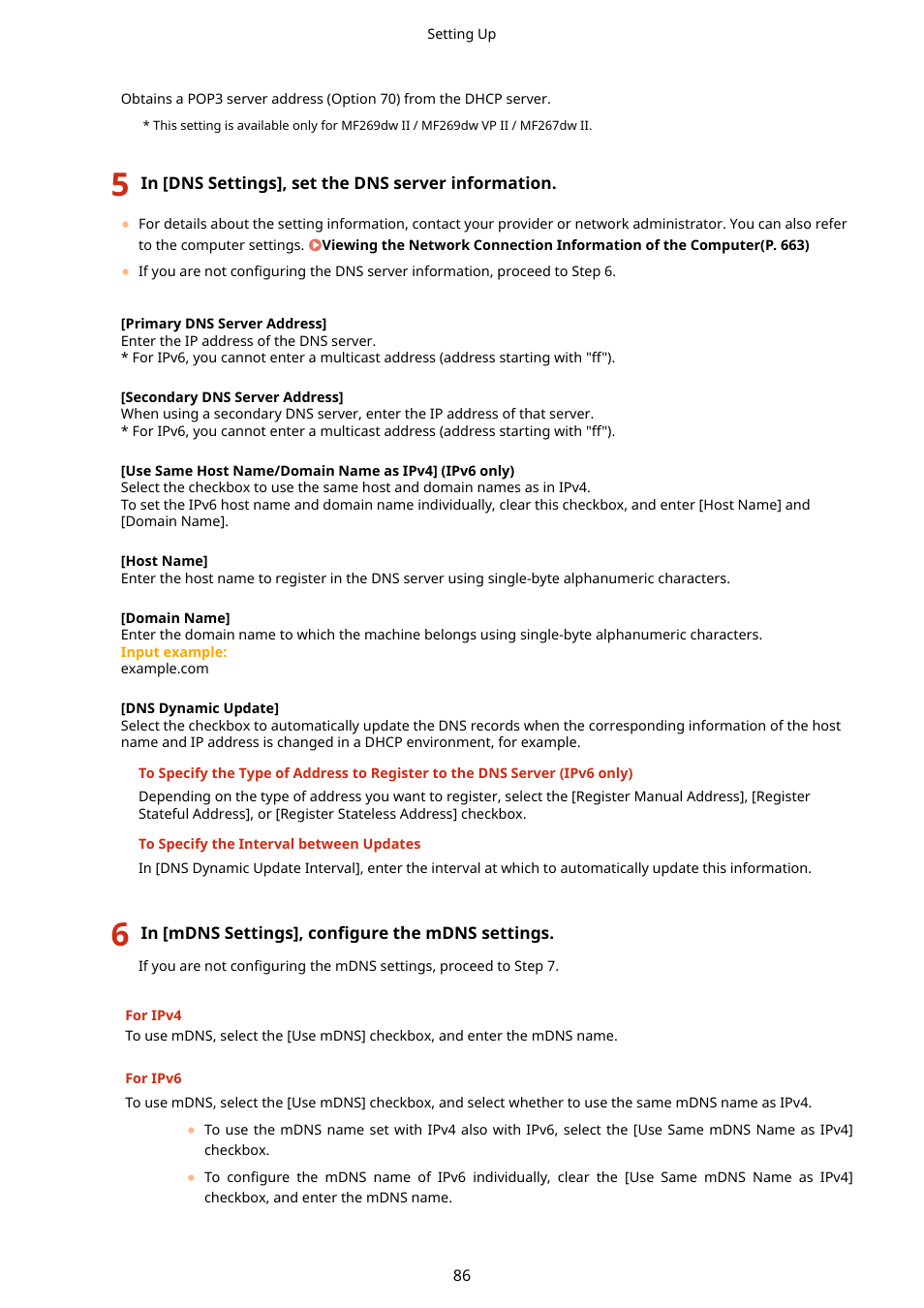 Canon imageCLASS MF264dw II Multifunction Monochrome Laser Printer User Manual | Page 95 / 700