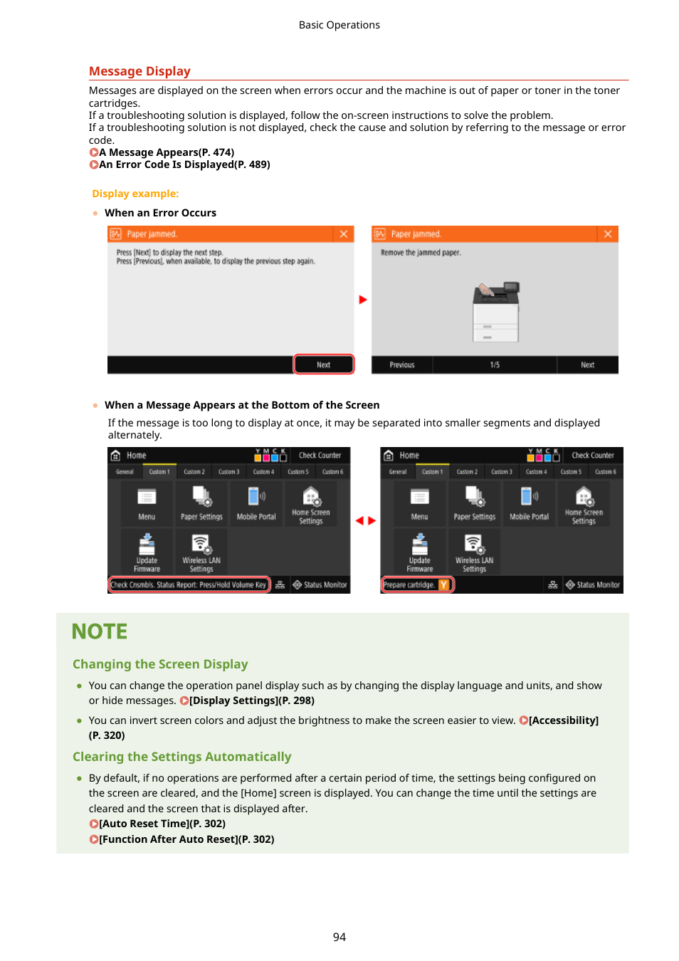 Canon imageCLASS LBP674Cdw Wireless Color Laser Printer User Manual | Page 102 / 565