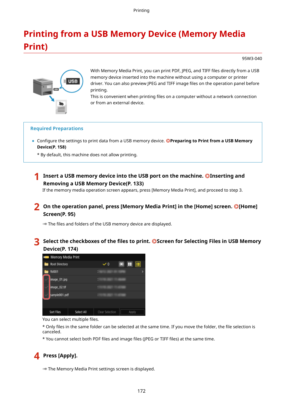 P. 172) | Canon imageCLASS LBP674Cdw Wireless Color Laser Printer User Manual | Page 180 / 565