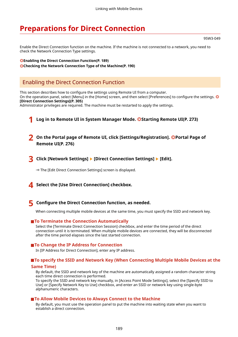 Preparations for direct connection | Canon imageCLASS LBP674Cdw Wireless Color Laser Printer User Manual | Page 197 / 565