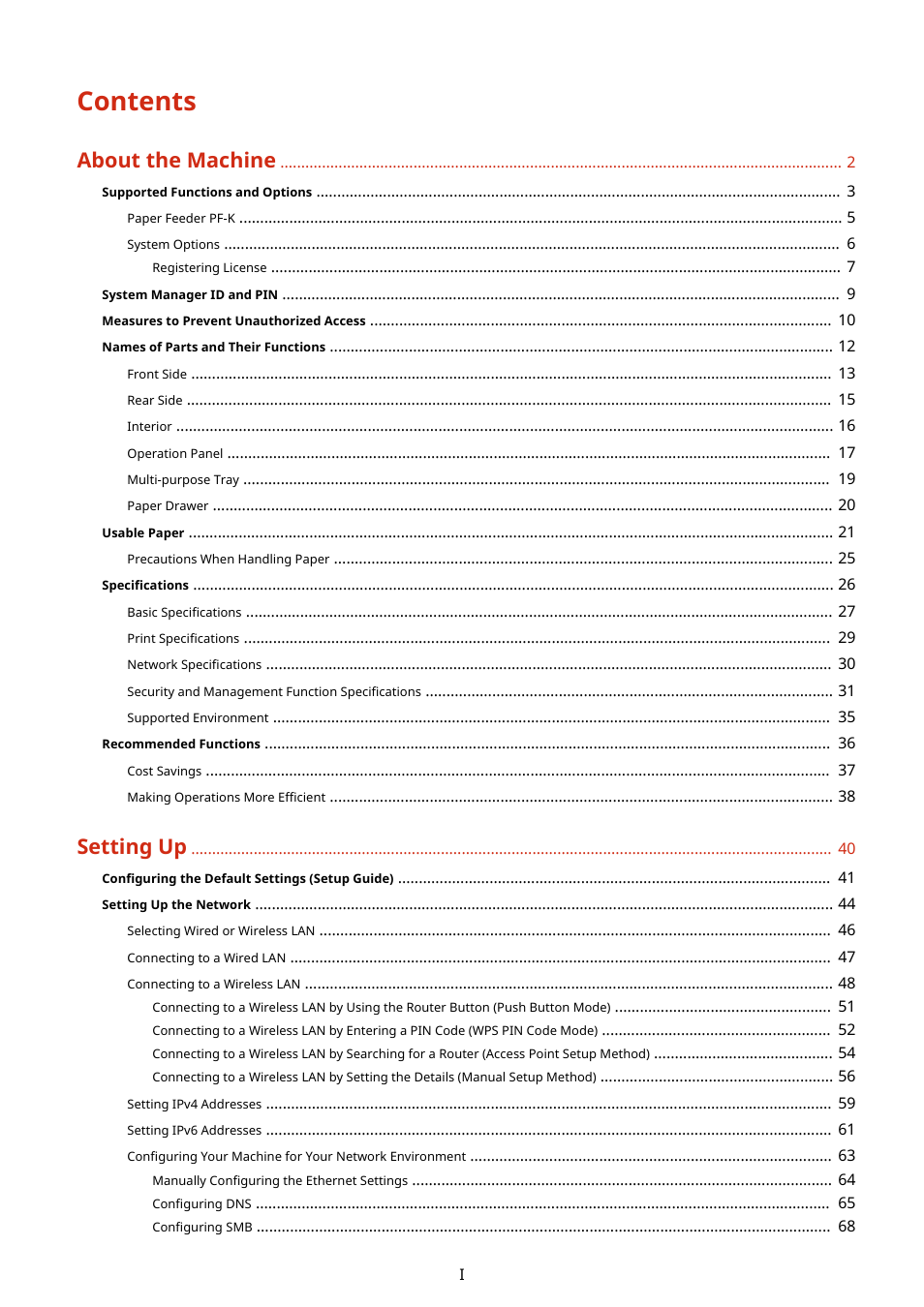 Canon imageCLASS LBP674Cdw Wireless Color Laser Printer User Manual | Page 2 / 565