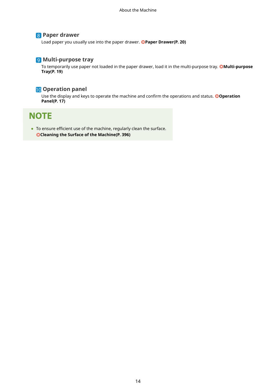 Canon imageCLASS LBP674Cdw Wireless Color Laser Printer User Manual | Page 22 / 565