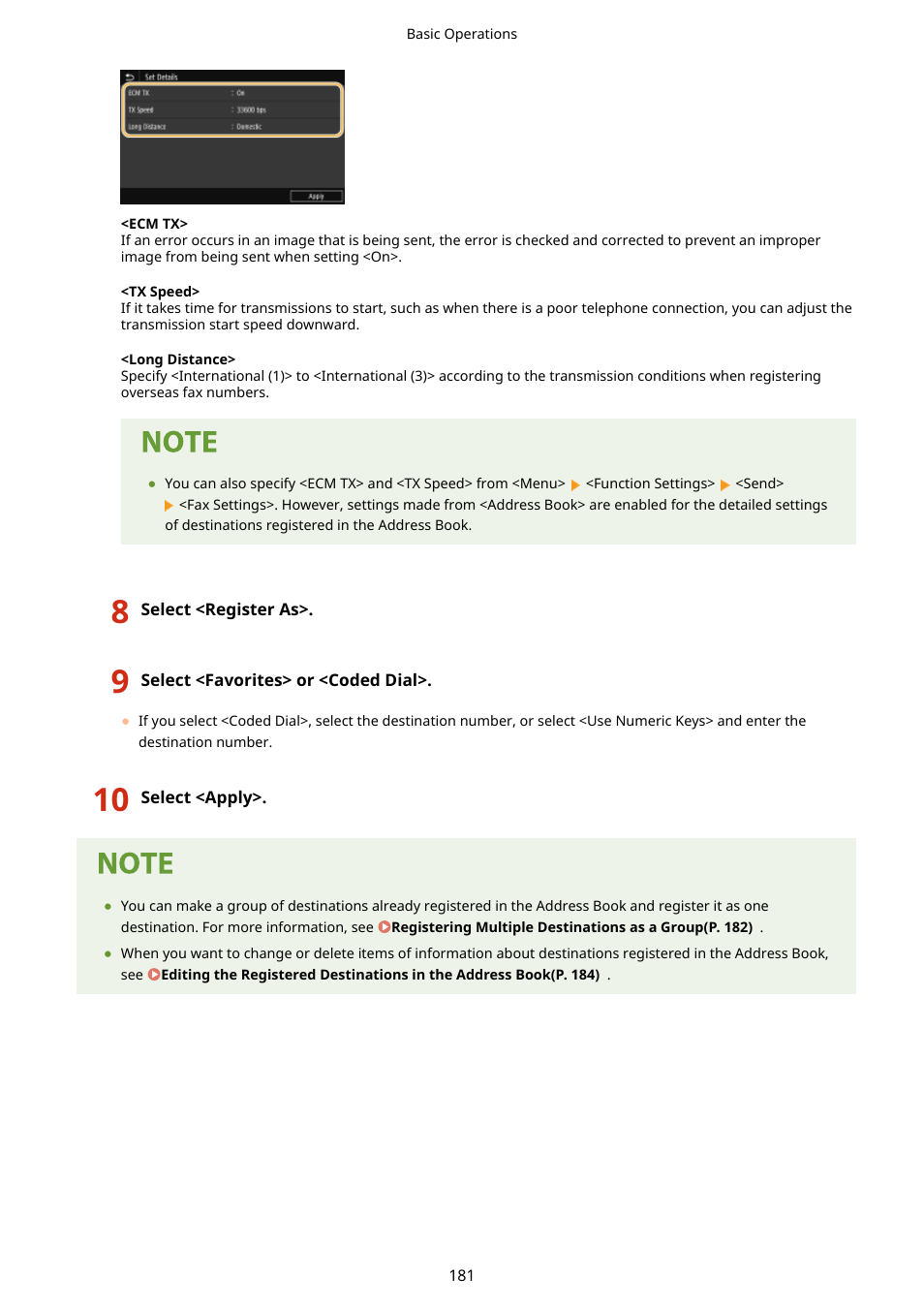 Canon imageCLASS D1650 All-in-One Monochrome Laser Printer User Manual | Page 189 / 751