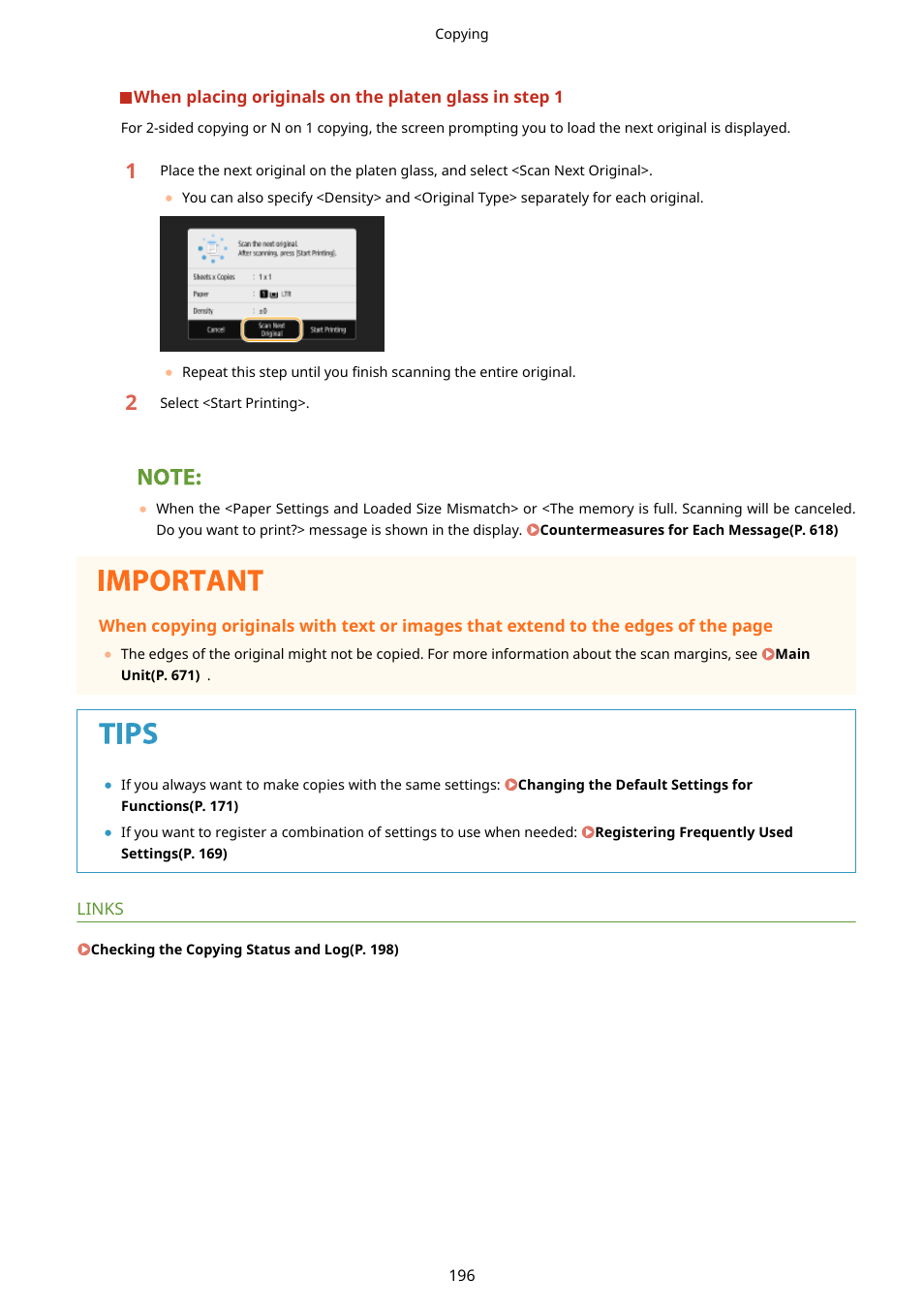 Canon imageCLASS D1650 All-in-One Monochrome Laser Printer User Manual | Page 204 / 751