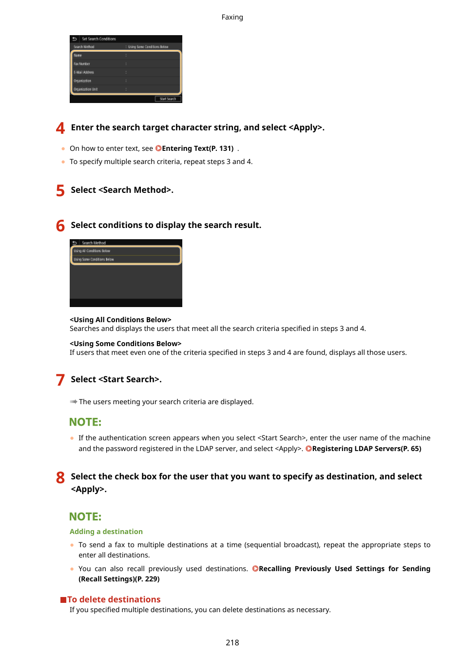 Canon imageCLASS D1650 All-in-One Monochrome Laser Printer User Manual | Page 226 / 751