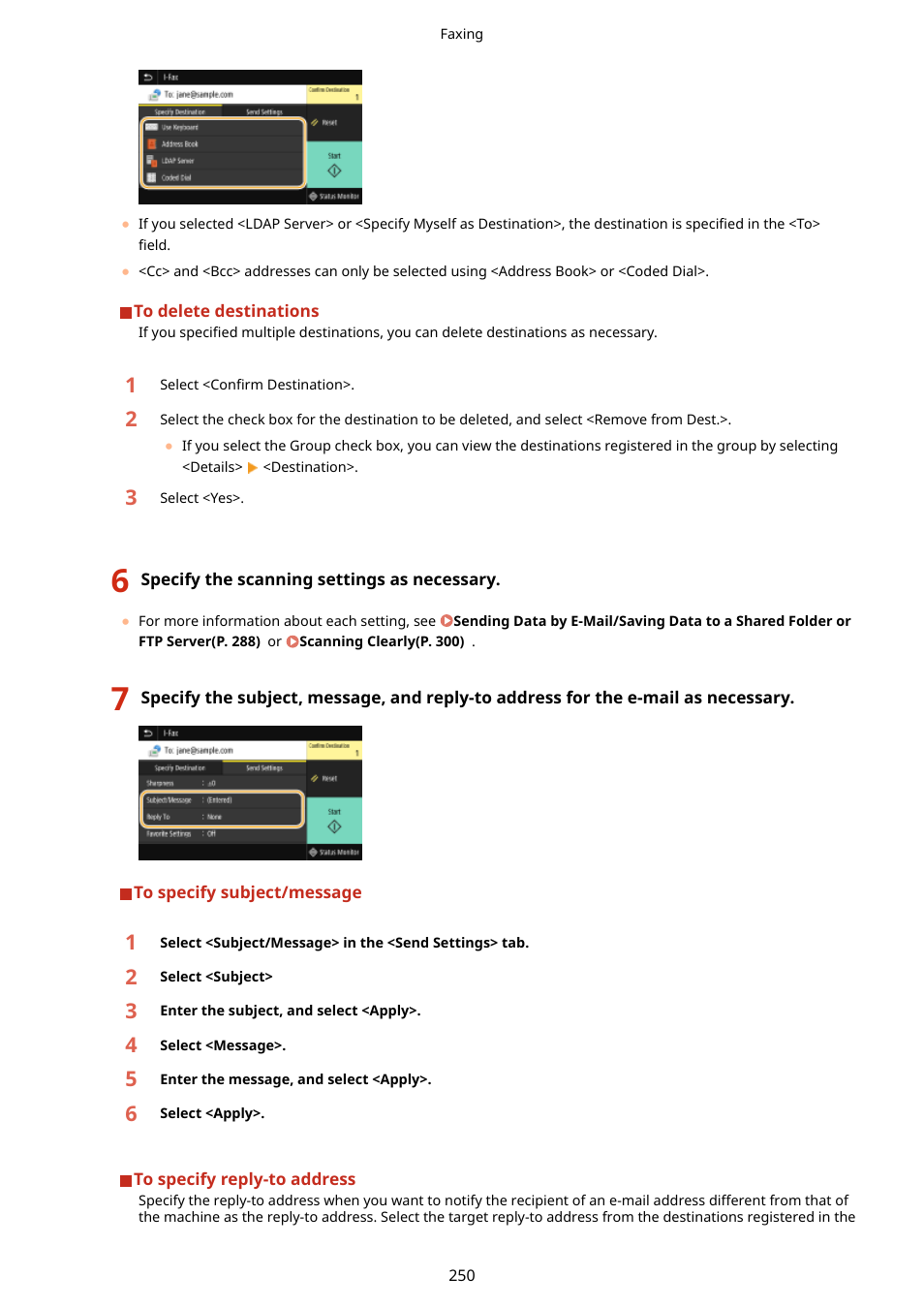 Canon imageCLASS D1650 All-in-One Monochrome Laser Printer User Manual | Page 258 / 751