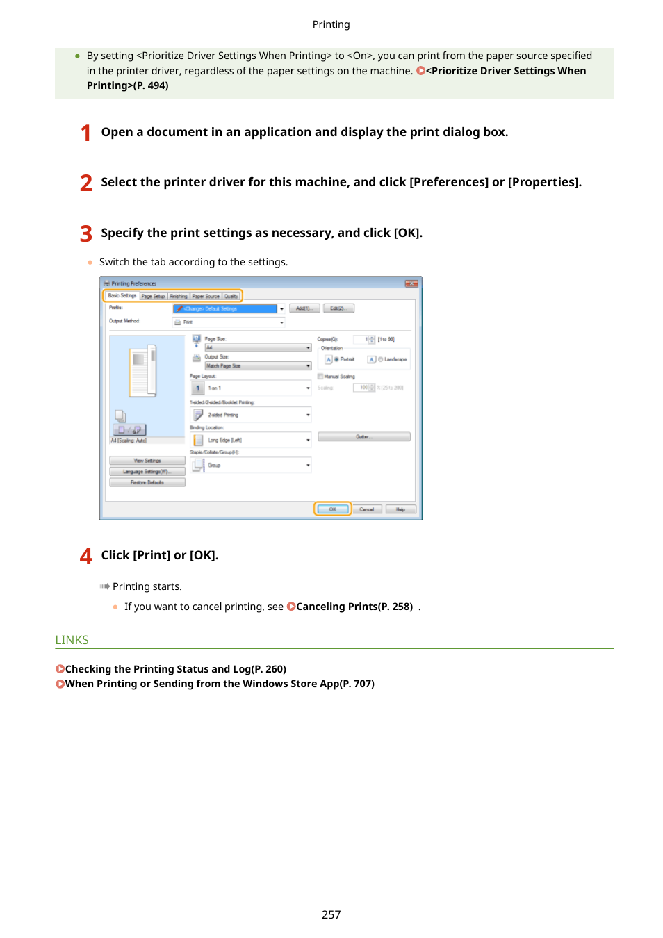 Canon imageCLASS D1650 All-in-One Monochrome Laser Printer User Manual | Page 265 / 751
