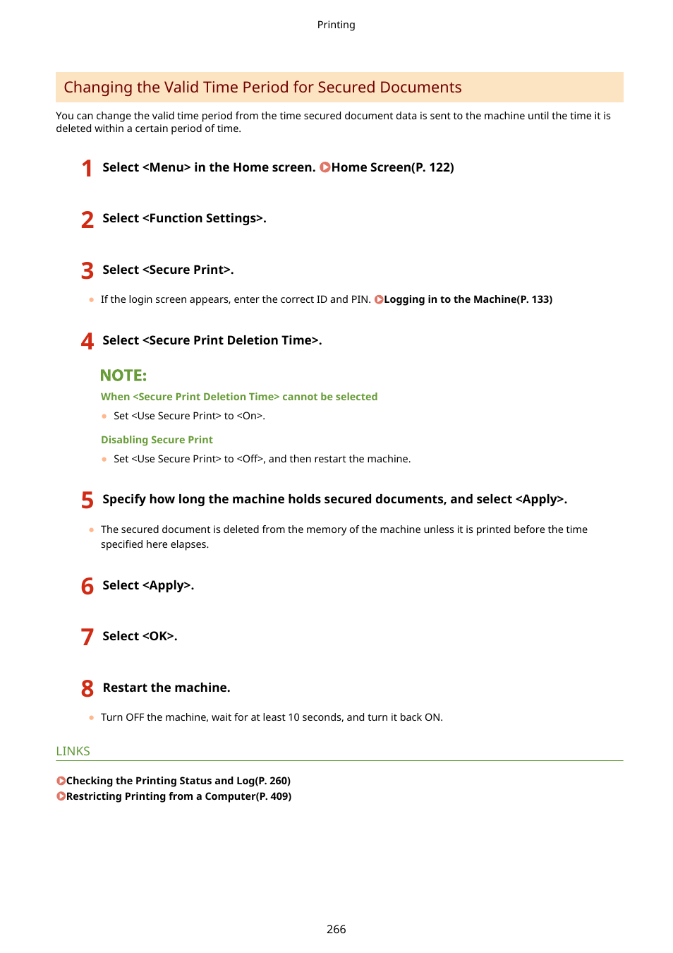 Canon imageCLASS D1650 All-in-One Monochrome Laser Printer User Manual | Page 274 / 751