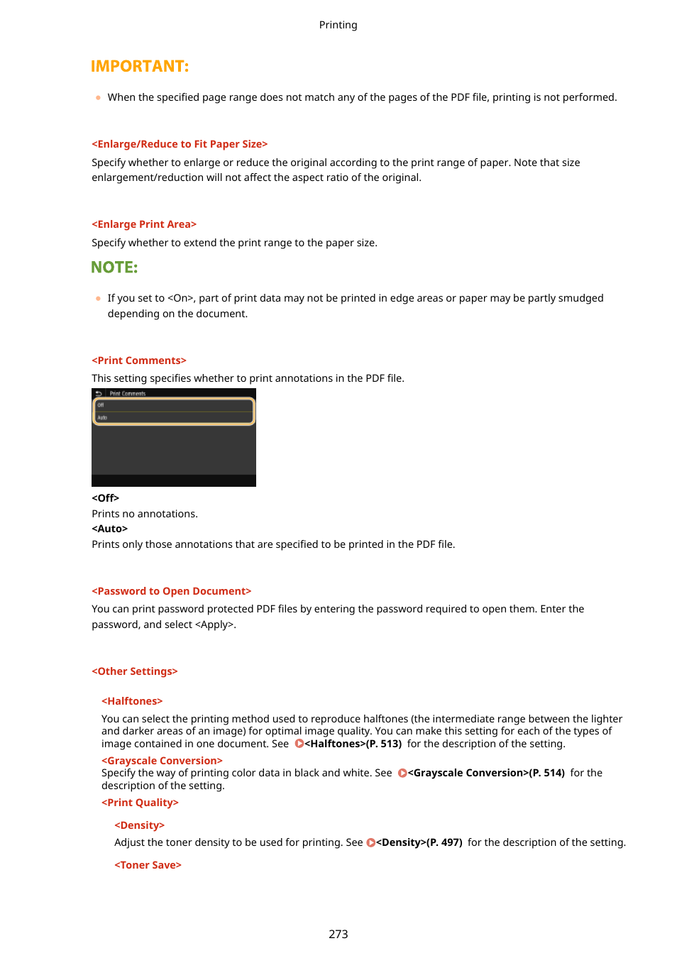 Canon imageCLASS D1650 All-in-One Monochrome Laser Printer User Manual | Page 281 / 751