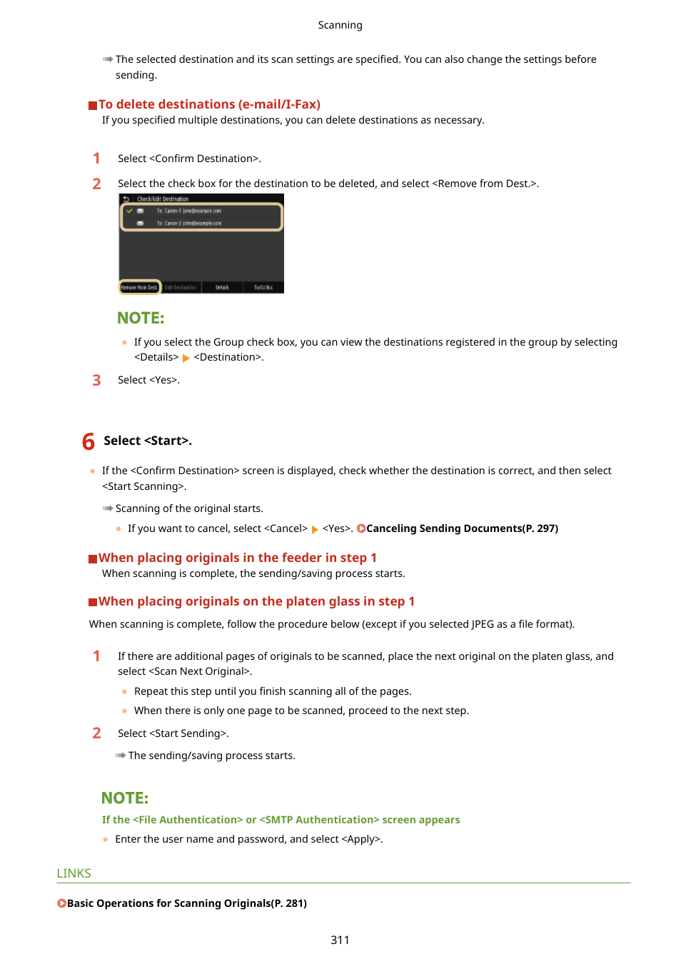 Canon imageCLASS D1650 All-in-One Monochrome Laser Printer User Manual | Page 319 / 751
