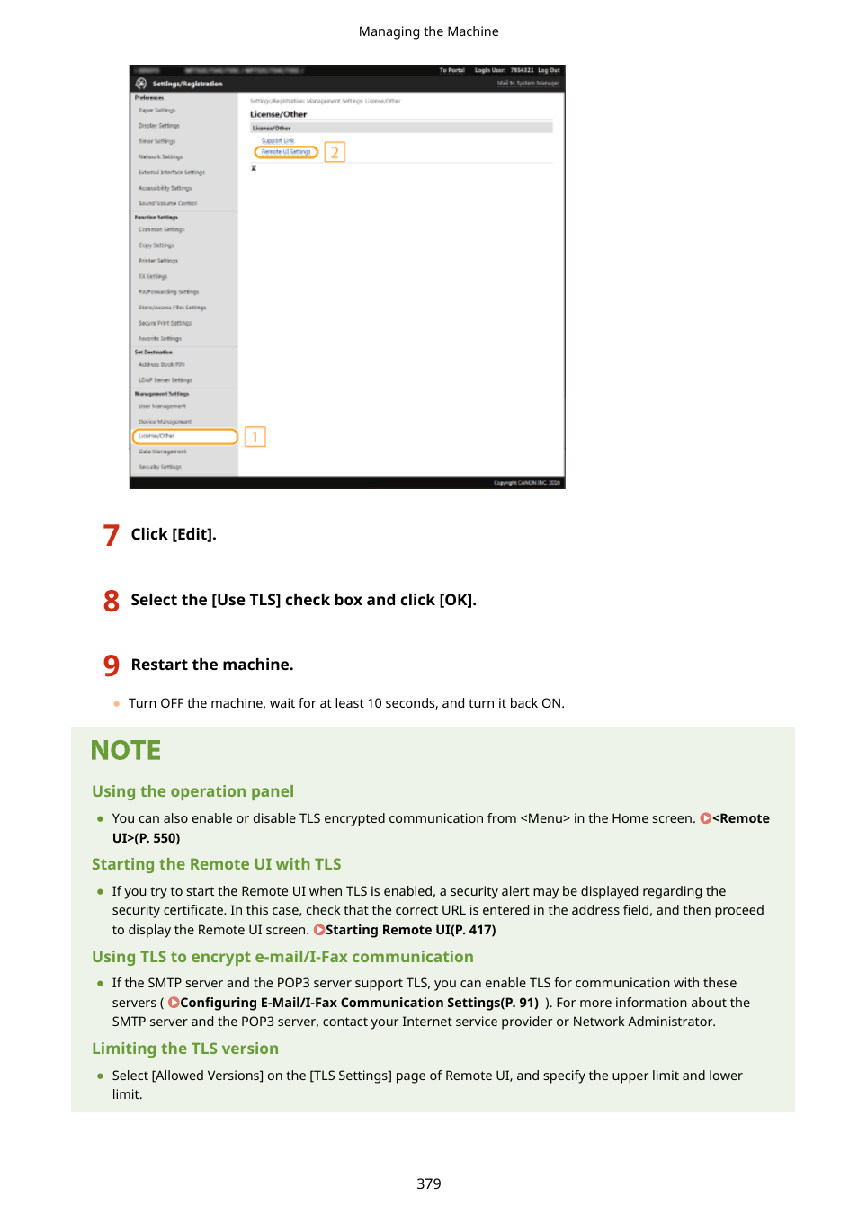 Canon imageCLASS D1650 All-in-One Monochrome Laser Printer User Manual | Page 387 / 751