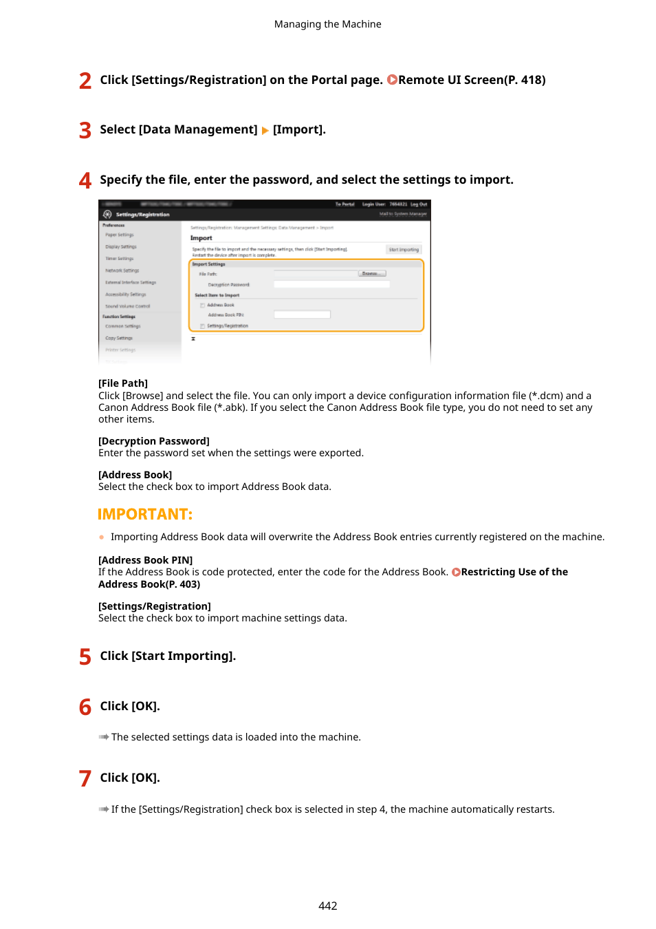 Canon imageCLASS D1650 All-in-One Monochrome Laser Printer User Manual | Page 450 / 751
