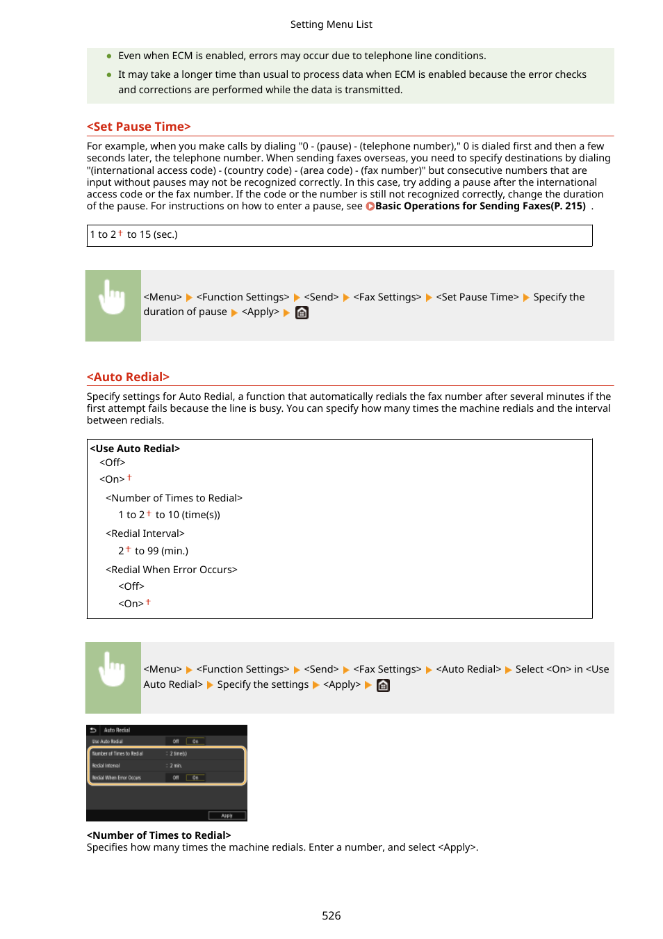 Canon imageCLASS D1650 All-in-One Monochrome Laser Printer User Manual | Page 534 / 751