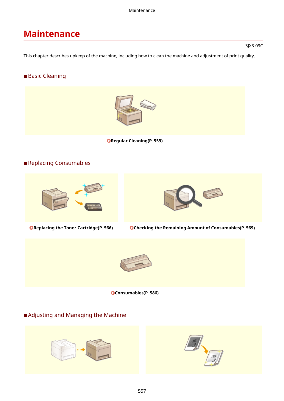 Maintenance | Canon imageCLASS D1650 All-in-One Monochrome Laser Printer User Manual | Page 565 / 751