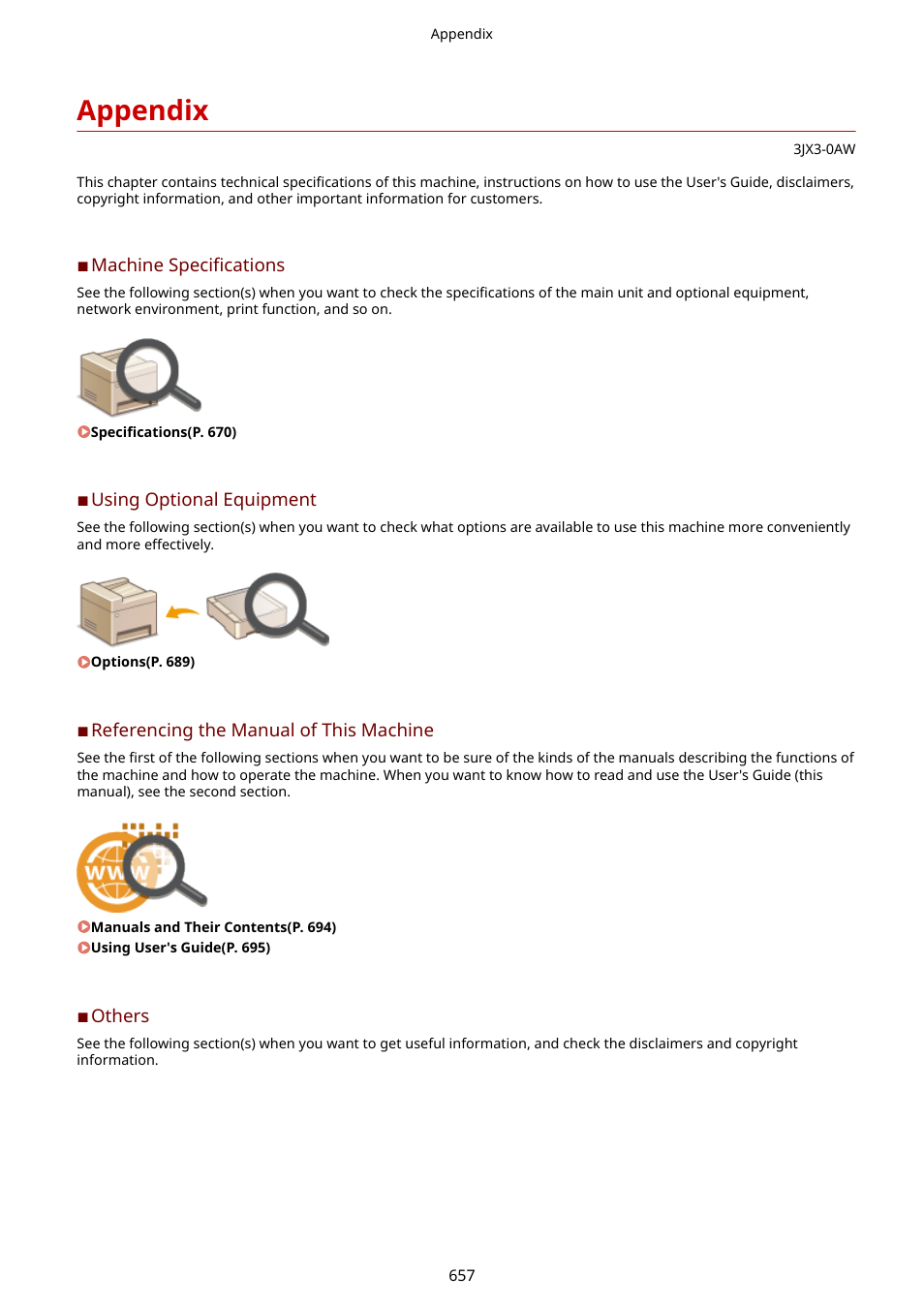 Appendix | Canon imageCLASS D1650 All-in-One Monochrome Laser Printer User Manual | Page 665 / 751