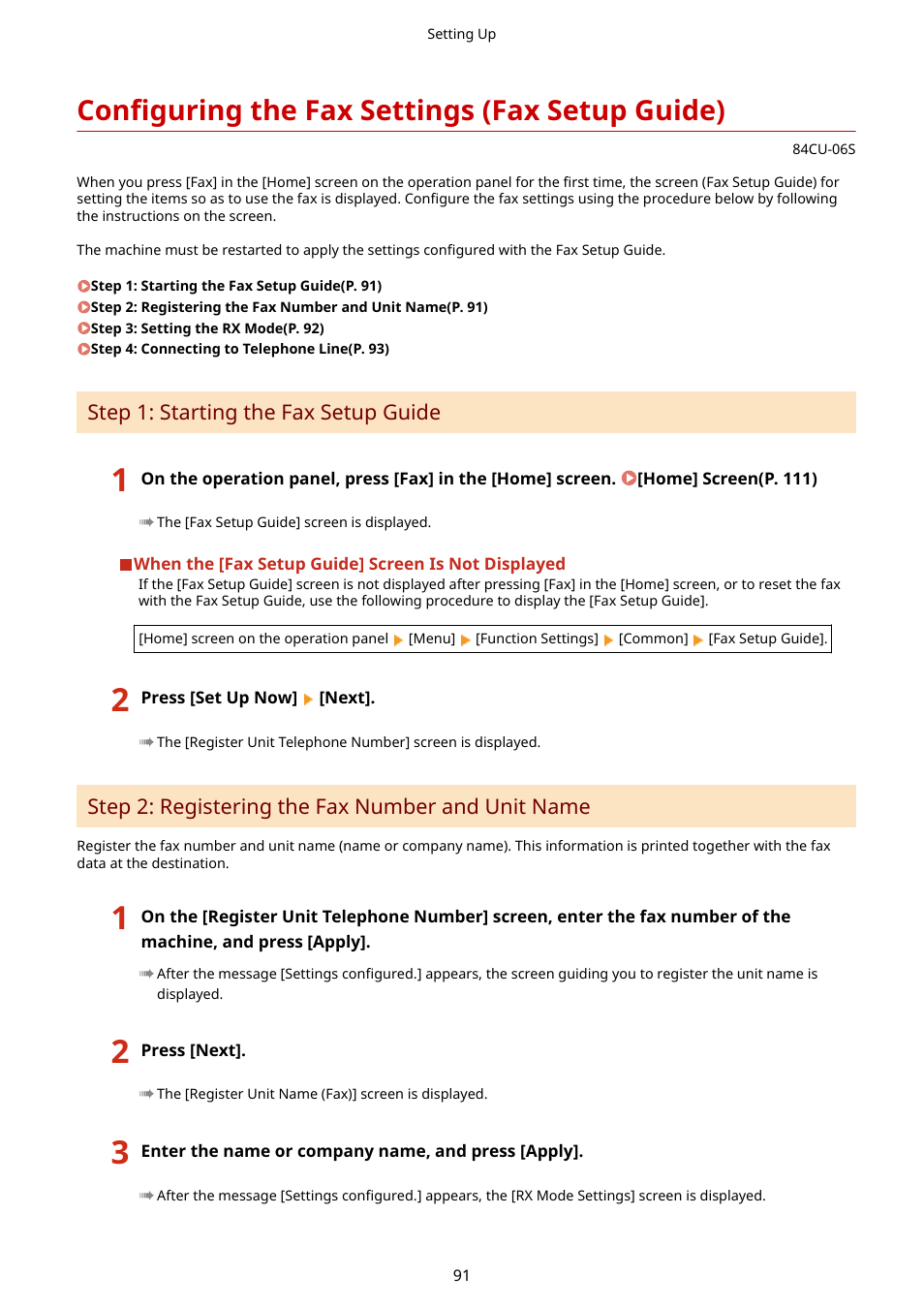 Configuring the fax settings (fax setup guide) | Canon imageCLASS MF753Cdw Multifunction Wireless Color Laser Printer User Manual | Page 101 / 801