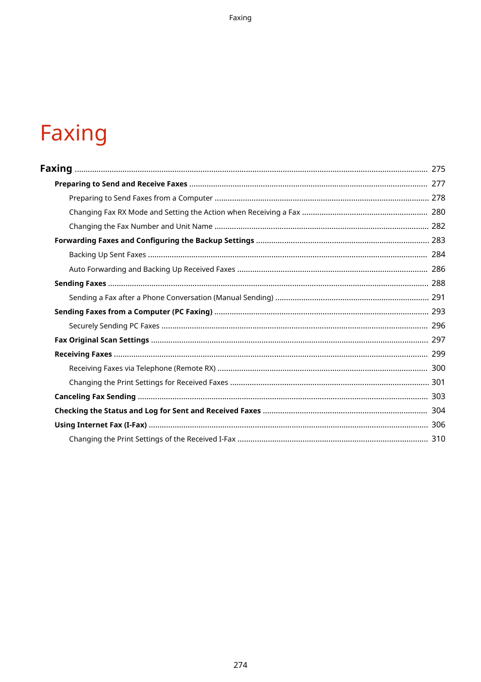 Faxing | Canon imageCLASS MF753Cdw Multifunction Wireless Color Laser Printer User Manual | Page 284 / 801