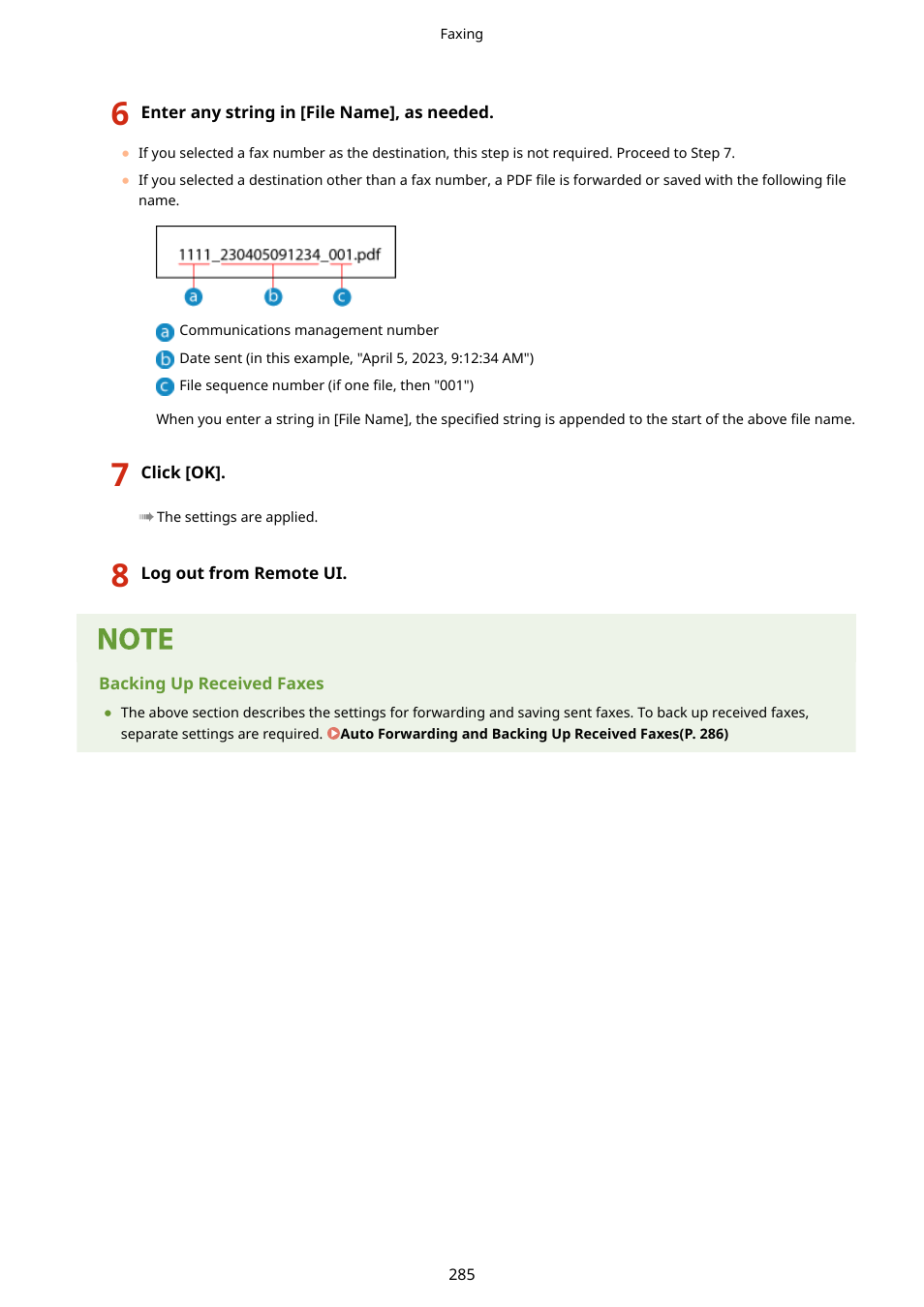 Canon imageCLASS MF753Cdw Multifunction Wireless Color Laser Printer User Manual | Page 295 / 801