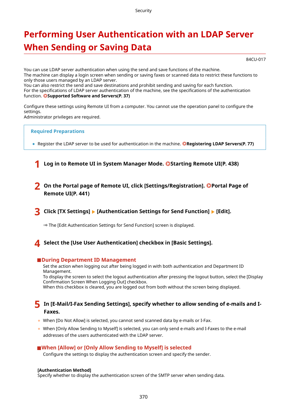 Canon imageCLASS MF753Cdw Multifunction Wireless Color Laser Printer User Manual | Page 380 / 801