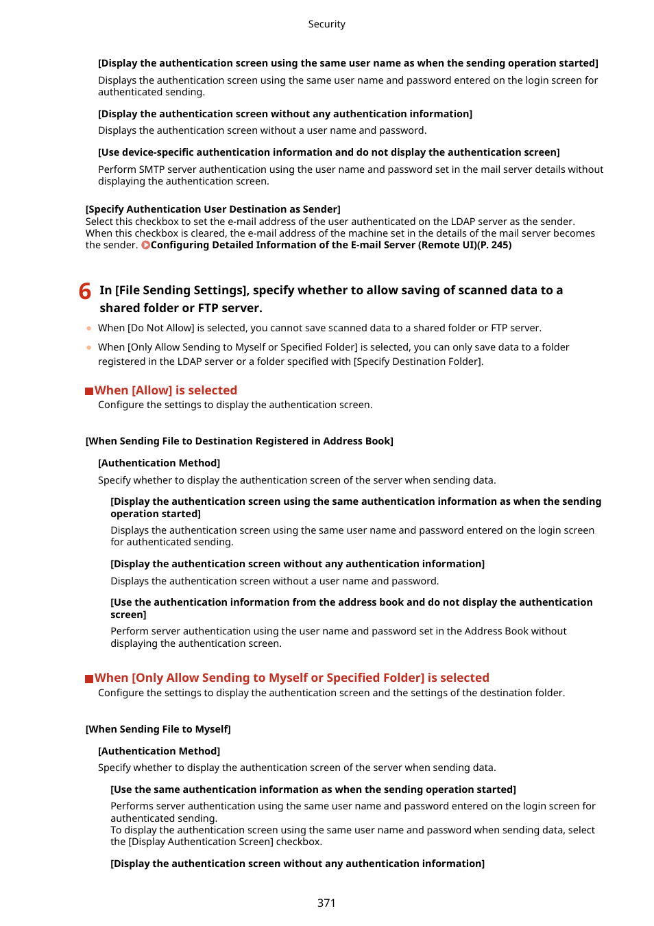 Canon imageCLASS MF753Cdw Multifunction Wireless Color Laser Printer User Manual | Page 381 / 801