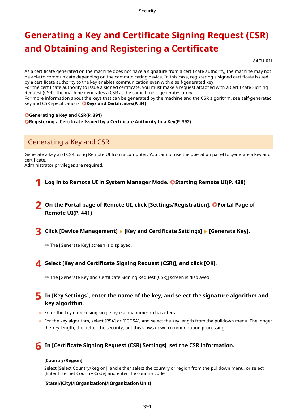 Certificate(p. 391) | Canon imageCLASS MF753Cdw Multifunction Wireless Color Laser Printer User Manual | Page 401 / 801