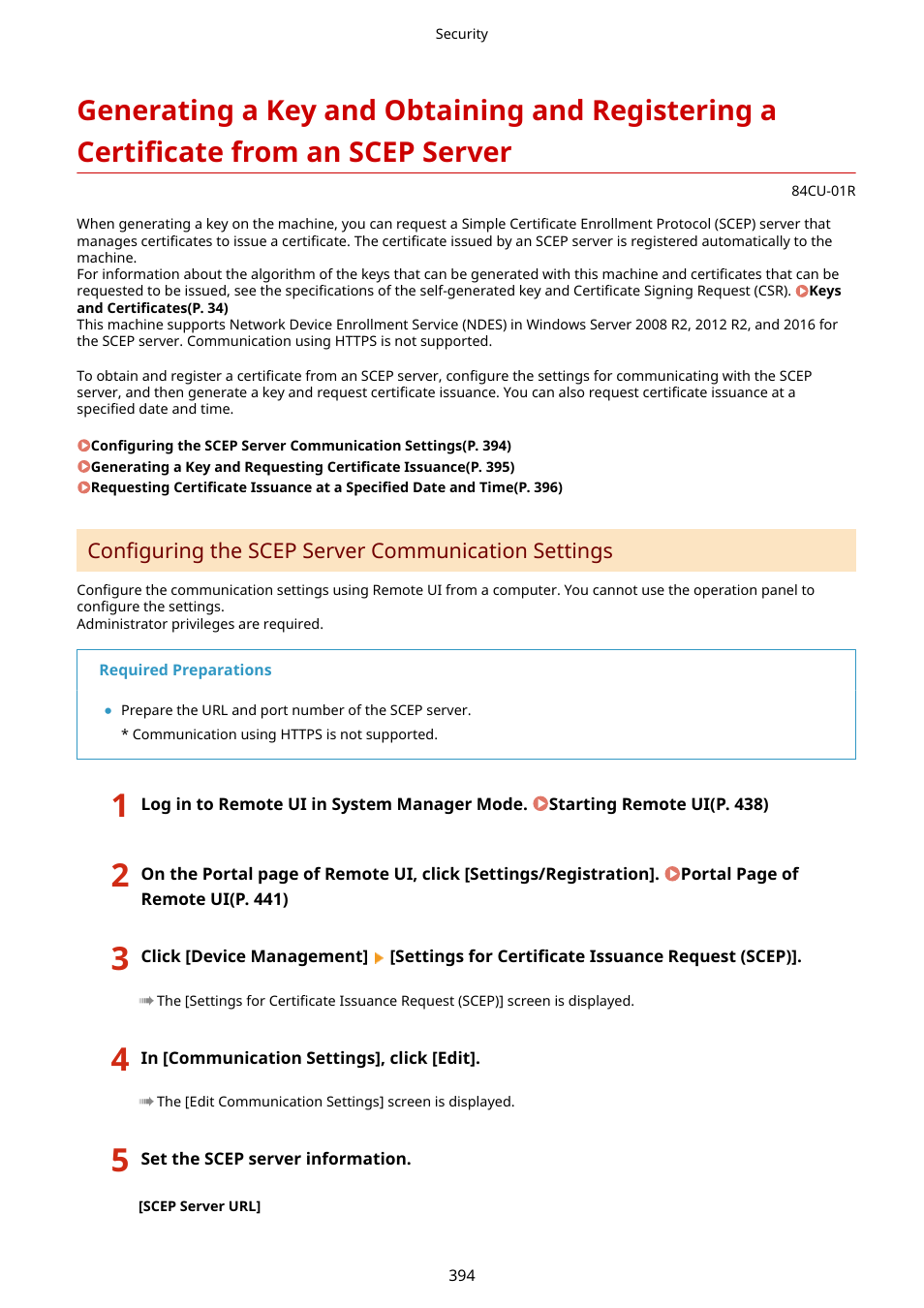 Canon imageCLASS MF753Cdw Multifunction Wireless Color Laser Printer User Manual | Page 404 / 801