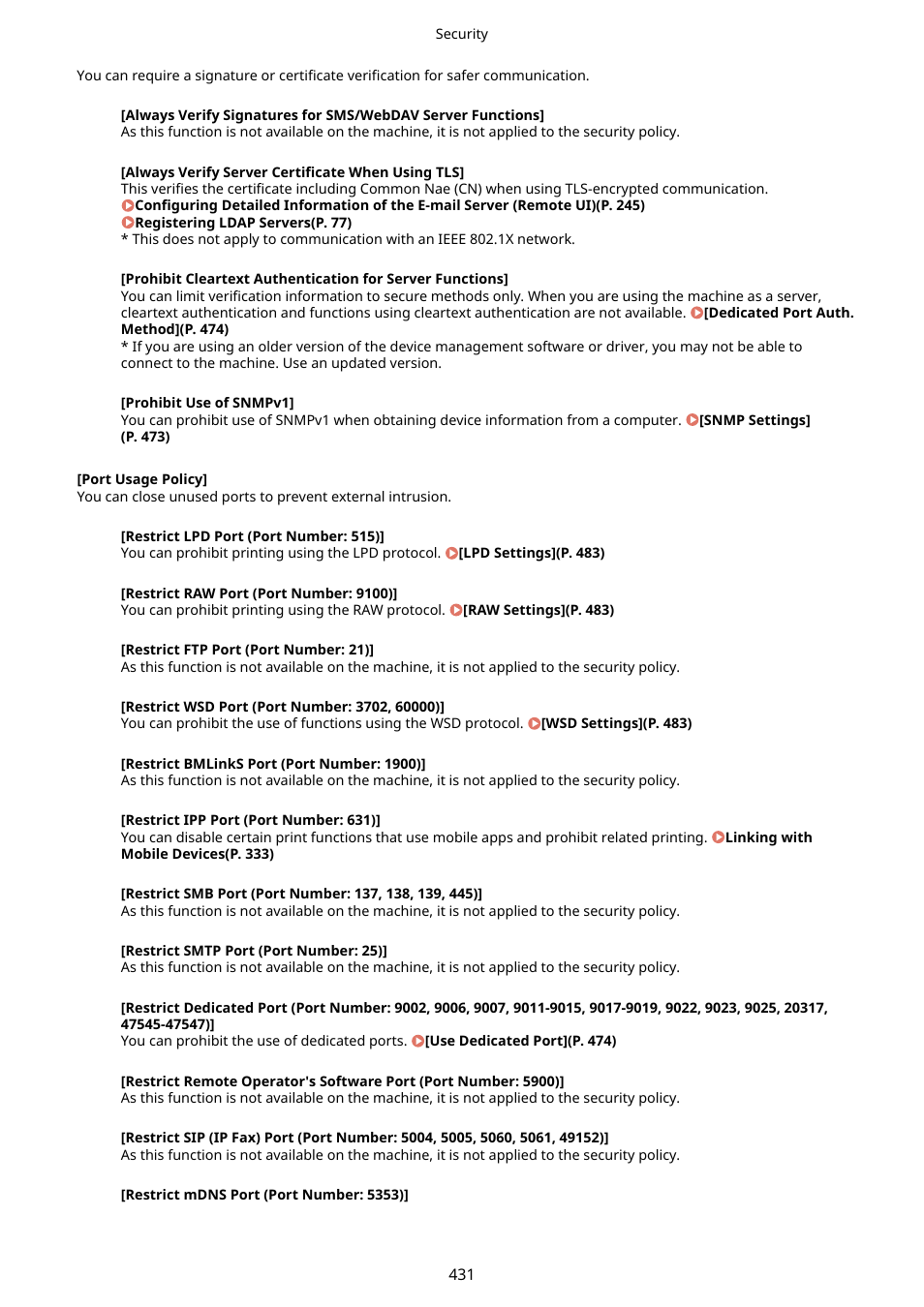 Canon imageCLASS MF753Cdw Multifunction Wireless Color Laser Printer User Manual | Page 441 / 801