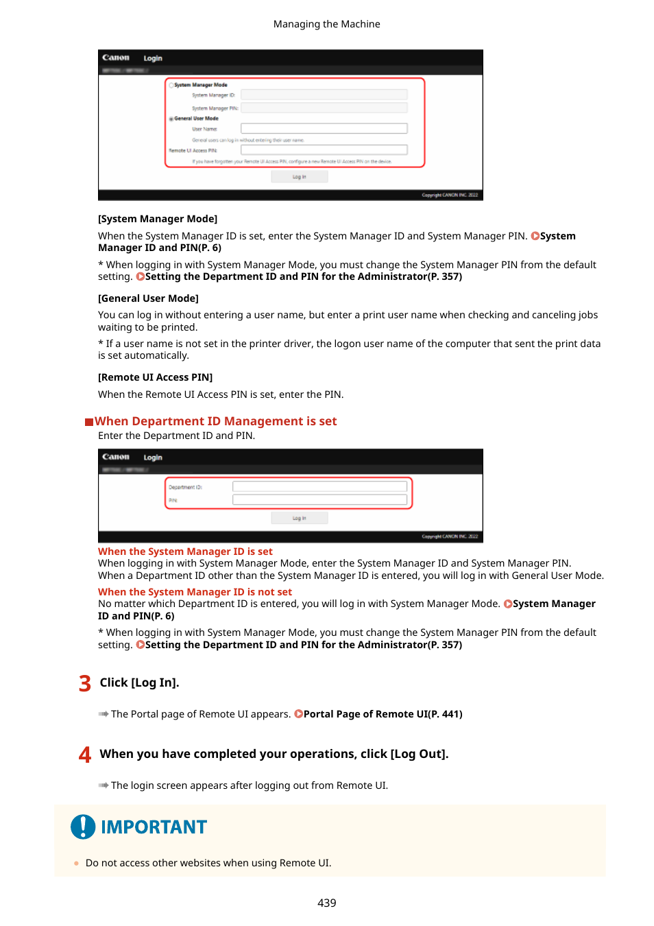 Canon imageCLASS MF753Cdw Multifunction Wireless Color Laser Printer User Manual | Page 449 / 801