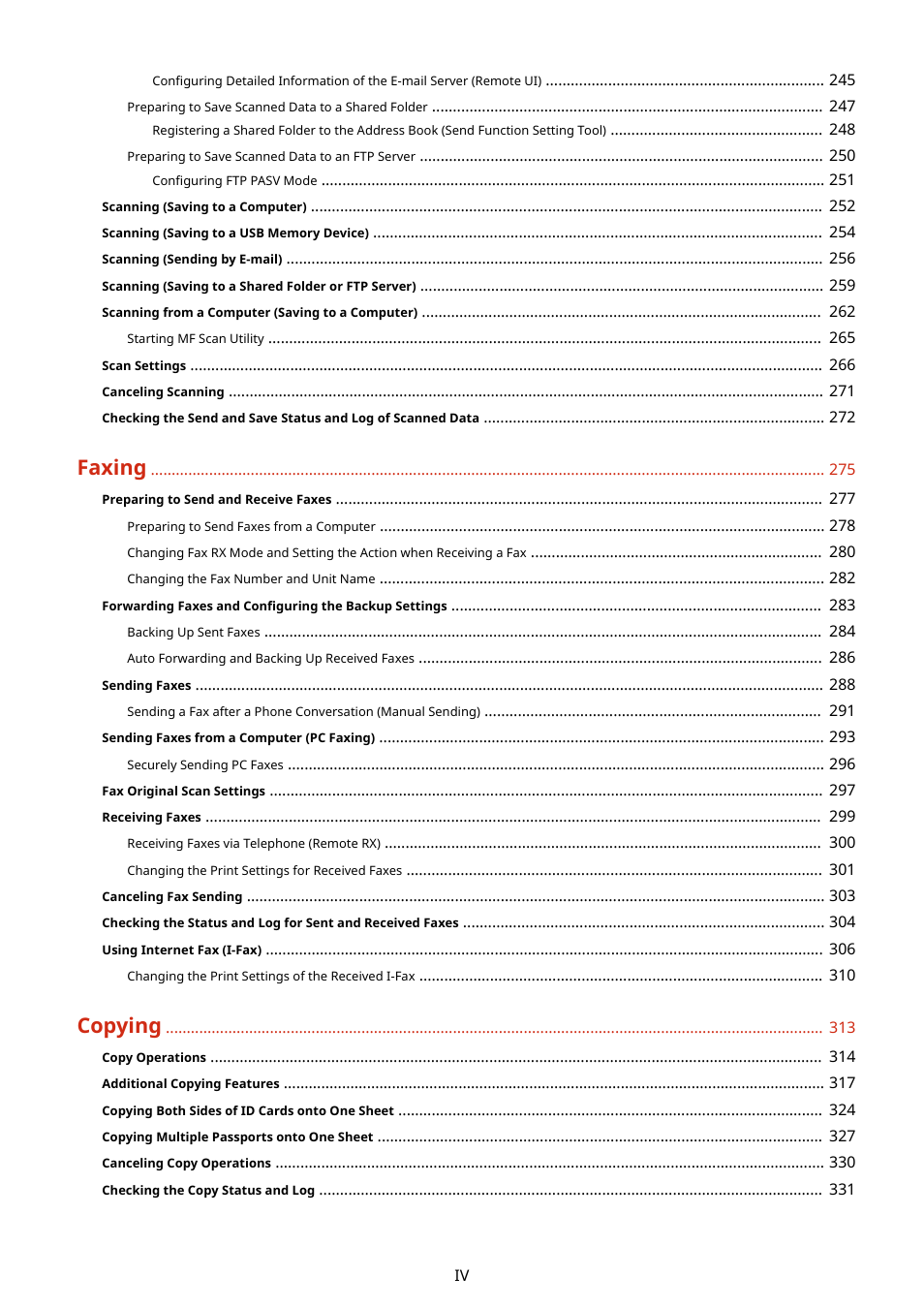 Faxing, Copying | Canon imageCLASS MF753Cdw Multifunction Wireless Color Laser Printer User Manual | Page 5 / 801