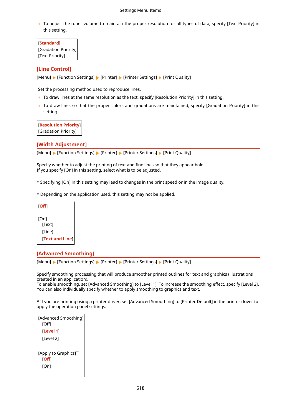 Line control](p. 518) | Canon imageCLASS MF753Cdw Multifunction Wireless Color Laser Printer User Manual | Page 528 / 801