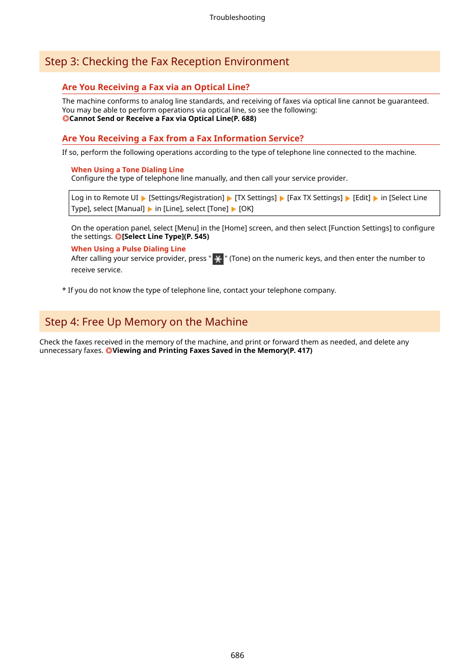 Step 3: checking the fax reception environment | Canon imageCLASS MF753Cdw Multifunction Wireless Color Laser Printer User Manual | Page 696 / 801