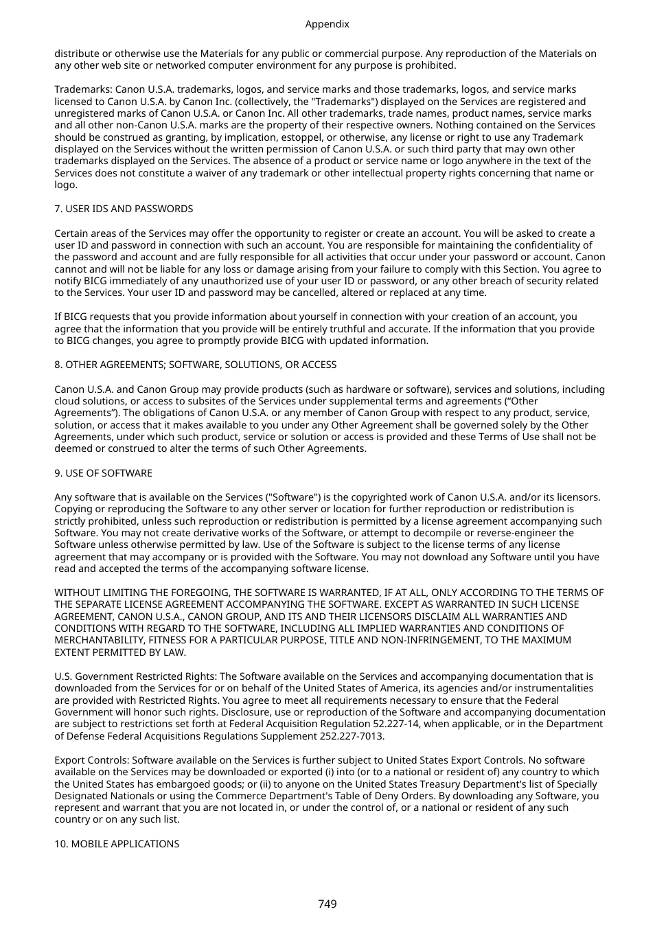 Canon imageCLASS MF753Cdw Multifunction Wireless Color Laser Printer User Manual | Page 759 / 801
