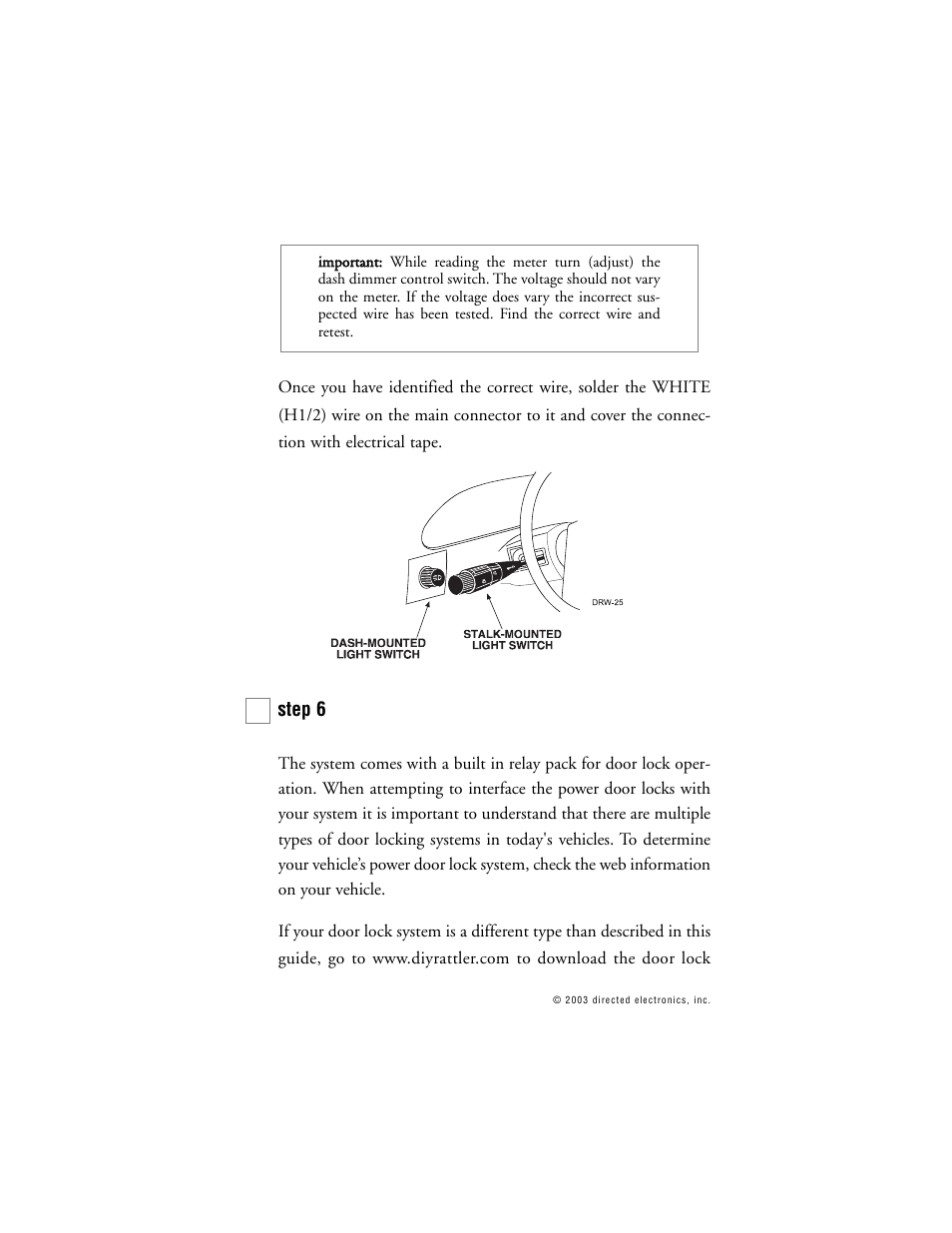 Directed Electronics G312R User Manual | Page 17 / 55