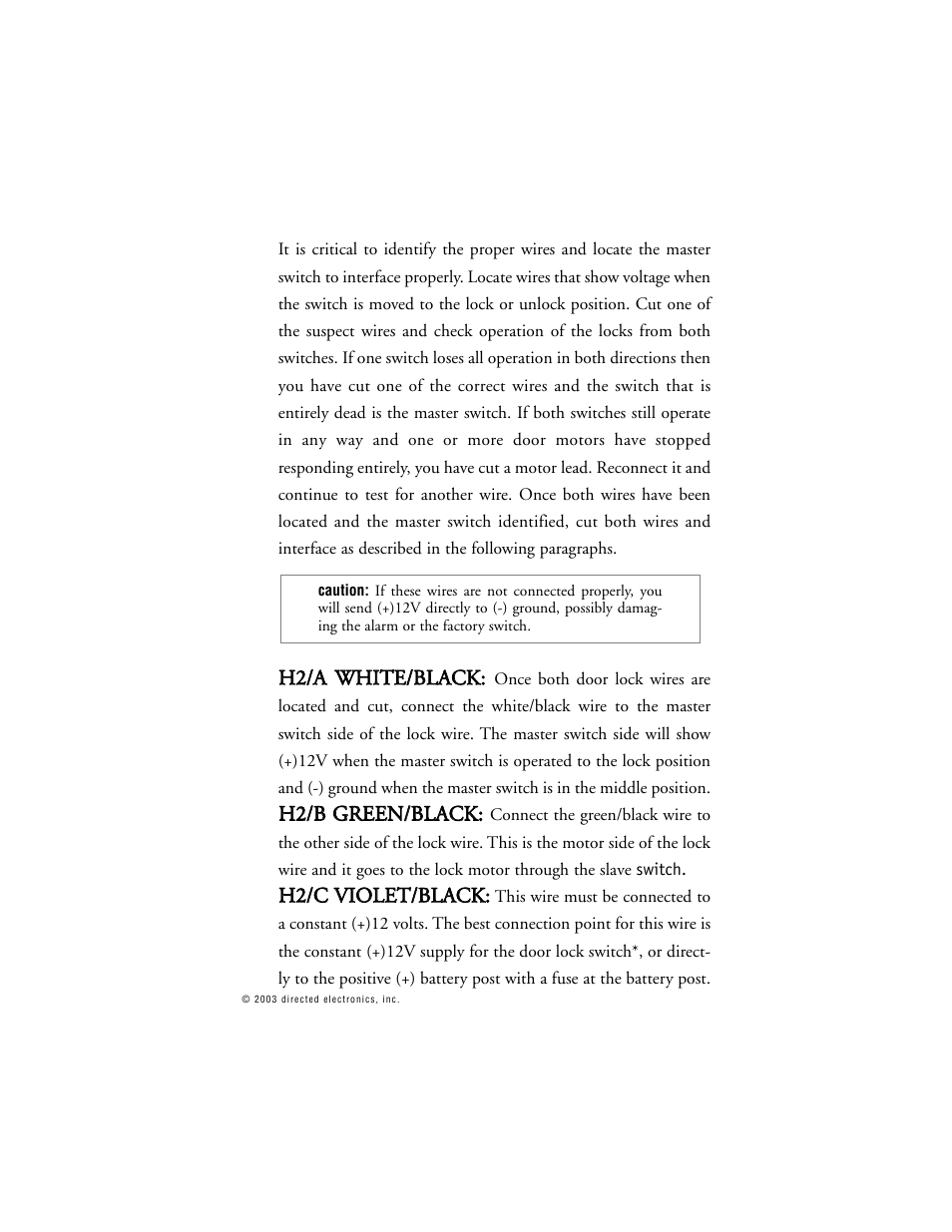 Directed Electronics G312R User Manual | Page 24 / 55