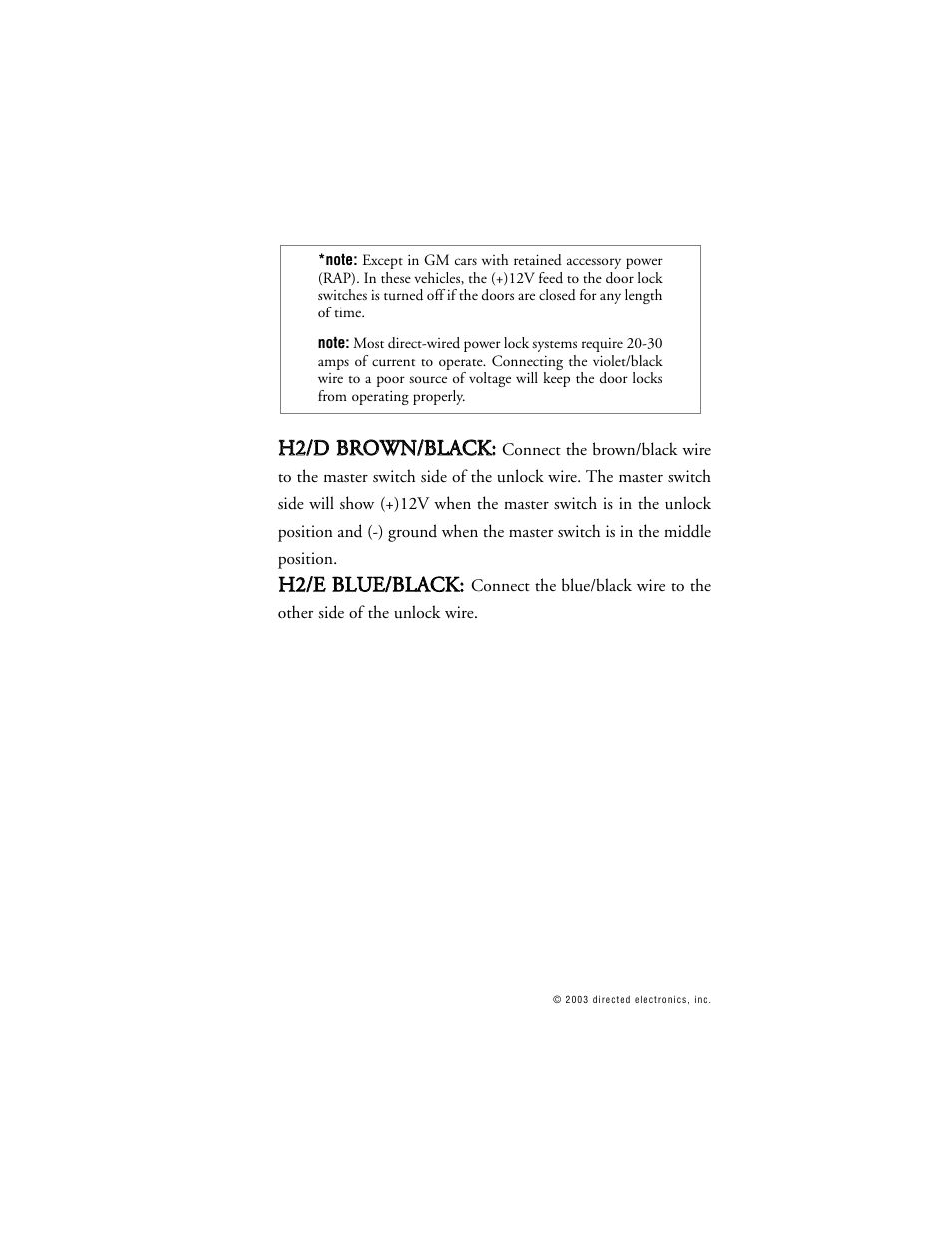 Directed Electronics G312R User Manual | Page 25 / 55