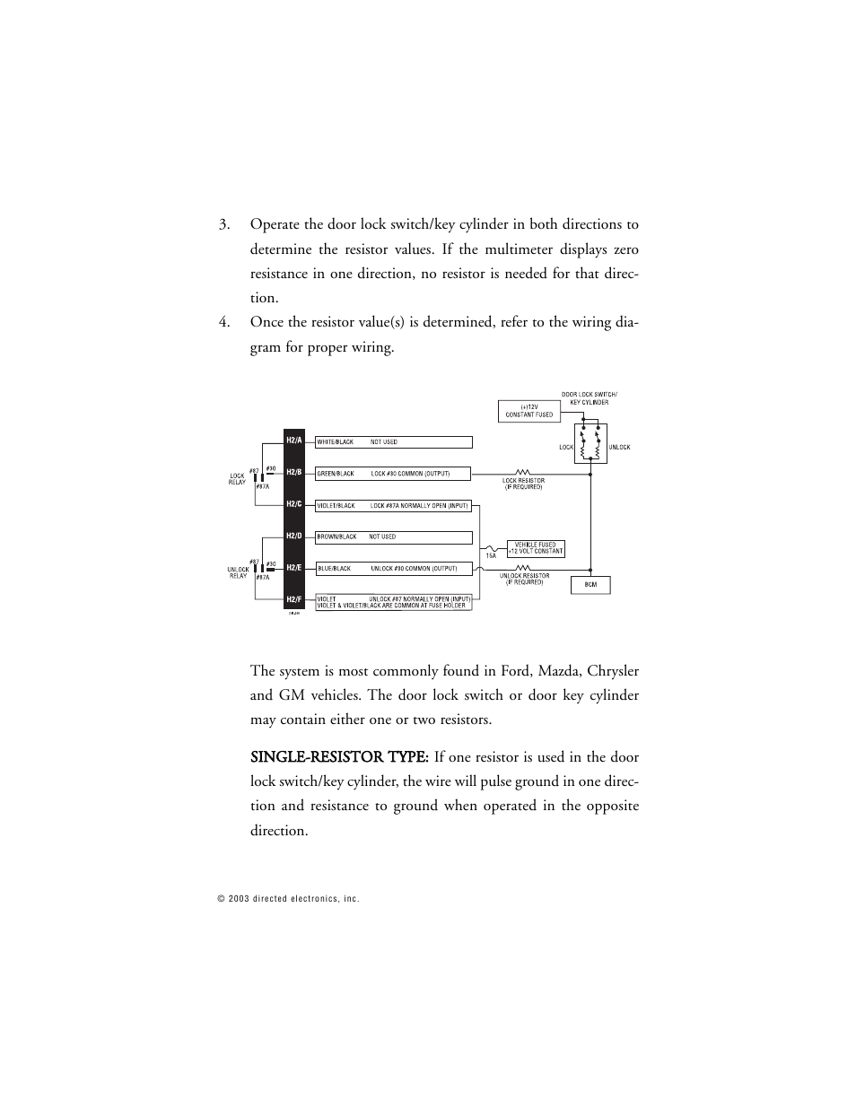 Directed Electronics G312R User Manual | Page 30 / 55