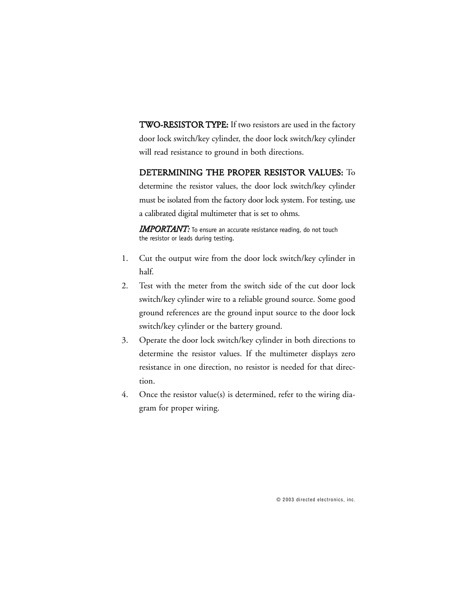Directed Electronics G312R User Manual | Page 31 / 55