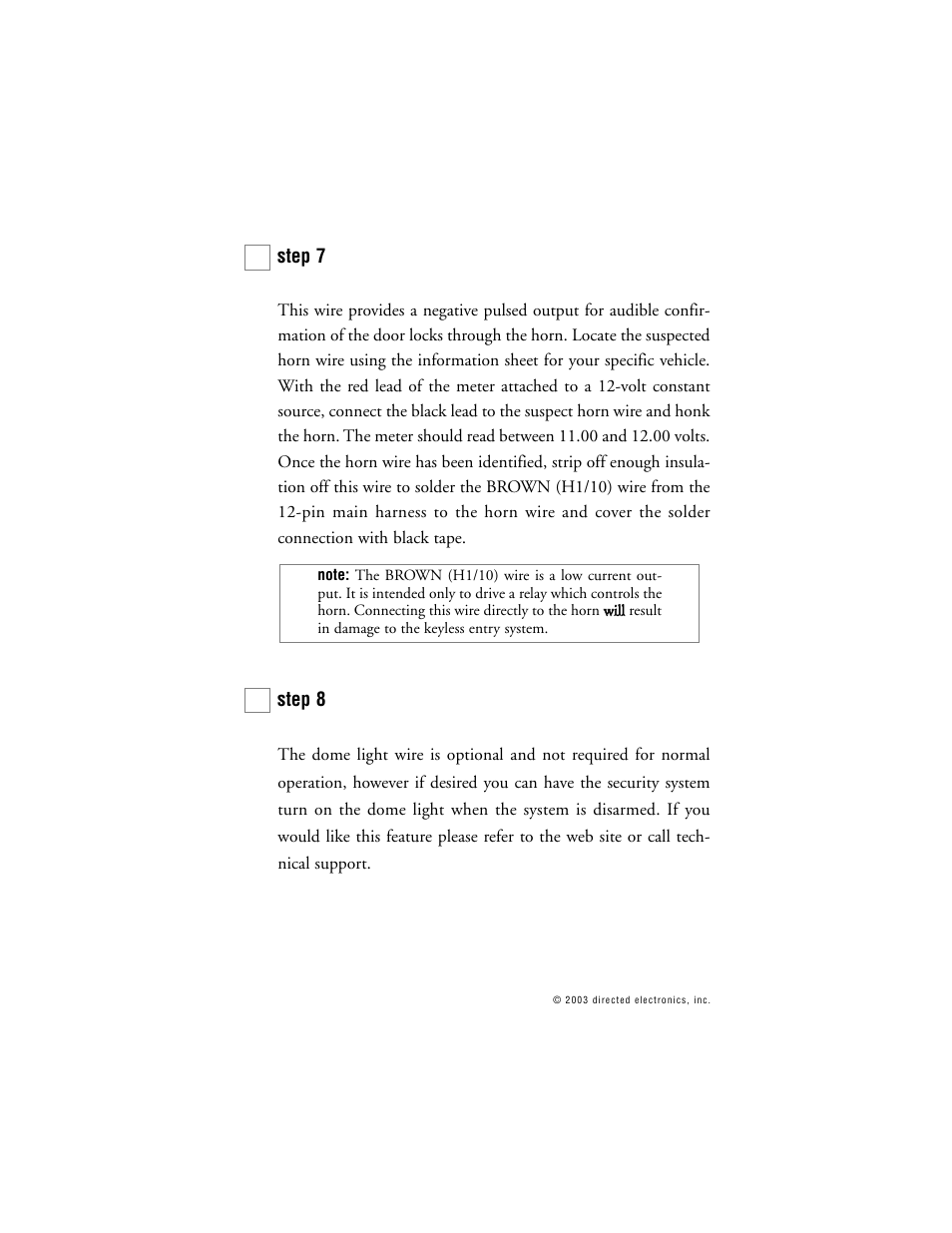 Directed Electronics G312R User Manual | Page 33 / 55