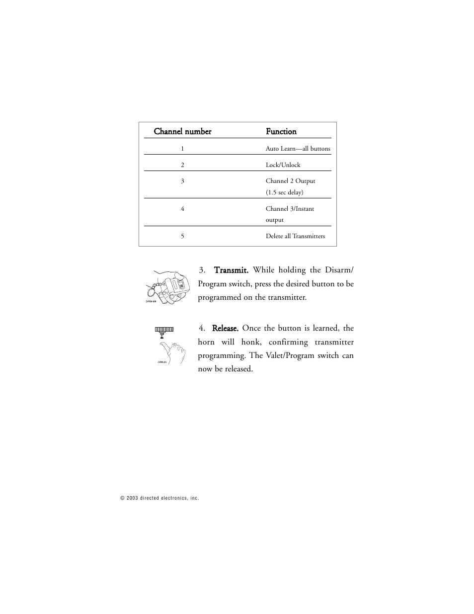 Directed Electronics G312R User Manual | Page 38 / 55
